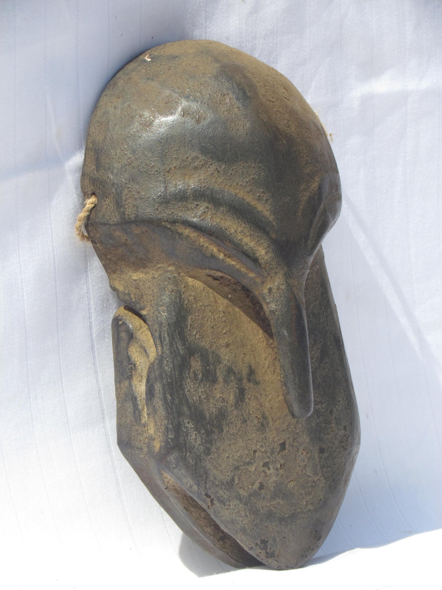 Hand carved wall hanging African traditional wooden masks from D.R.C