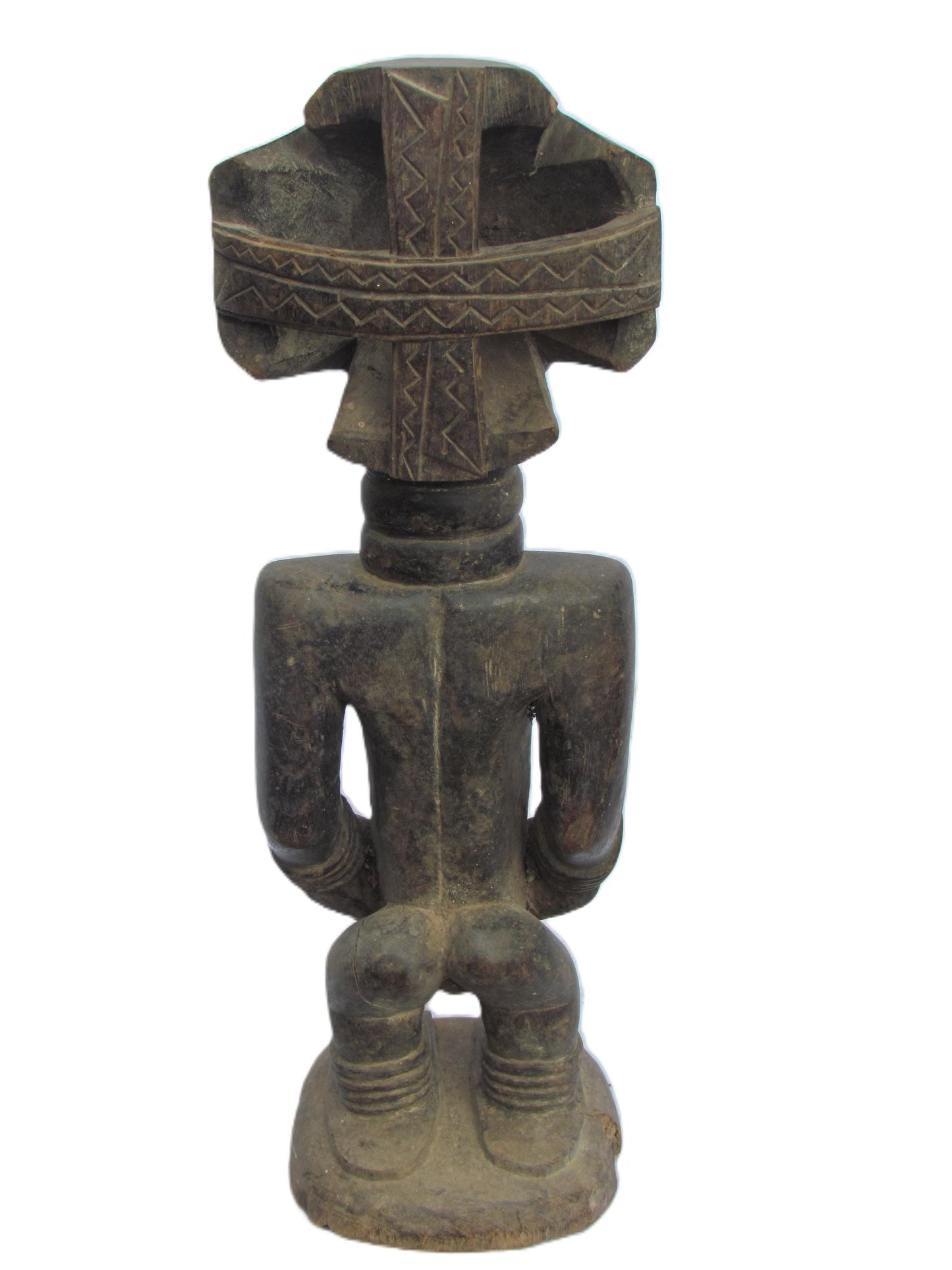Statuette féminine luba, sculpture africaine sculptée à la main, art tribal du Congo-Zambie, symbole ancestral, décoration traditionnelle