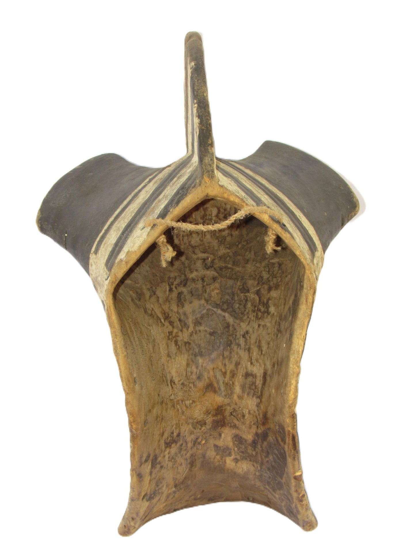 Masque africain en bois sculpté Songye RDC