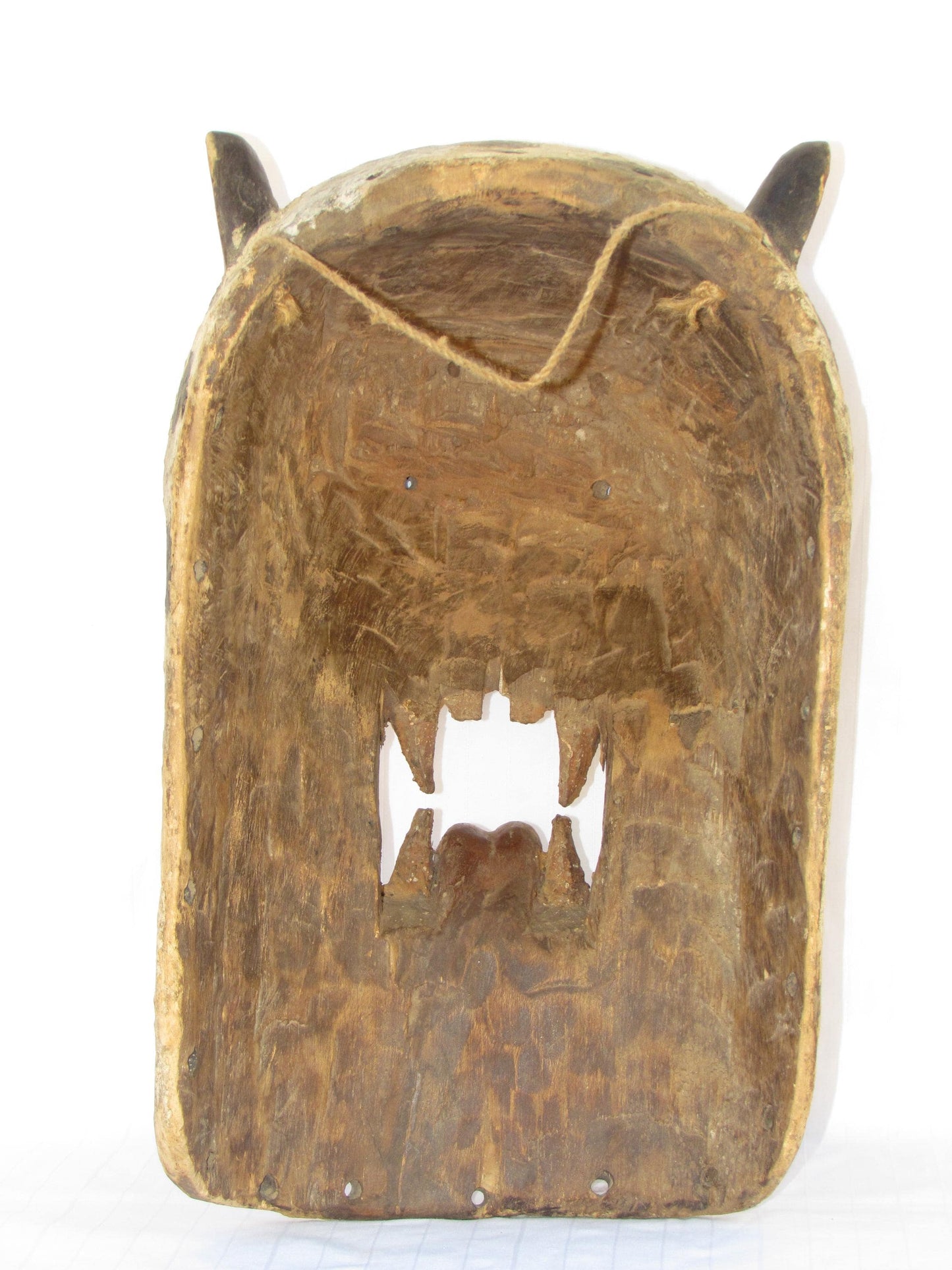 Hand carved wall hanging African traditional wooden masks from D.R.C