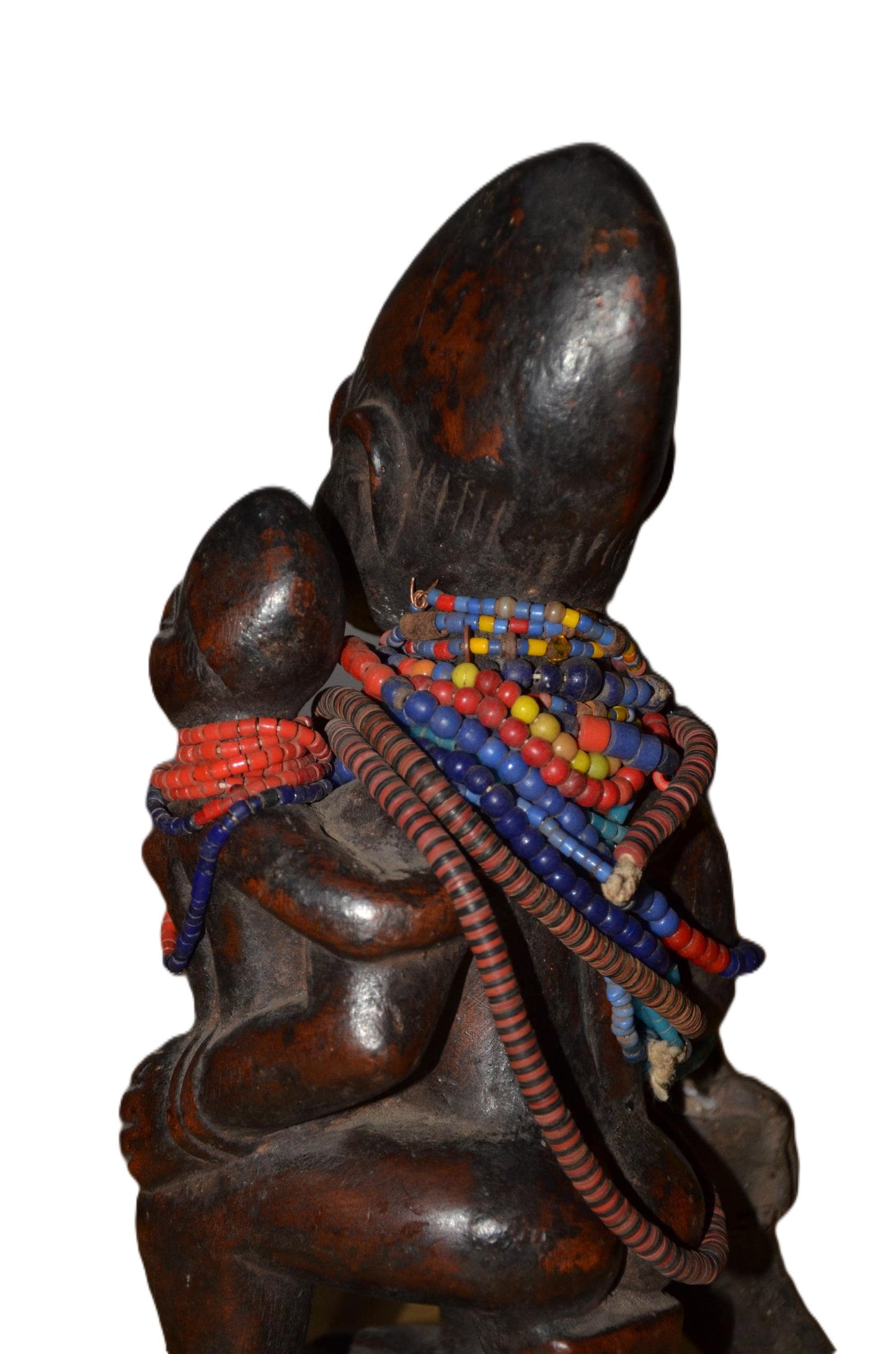 Authentic Yoruba Mother Statue | Nigerian Fertility Figure | Tribal Art