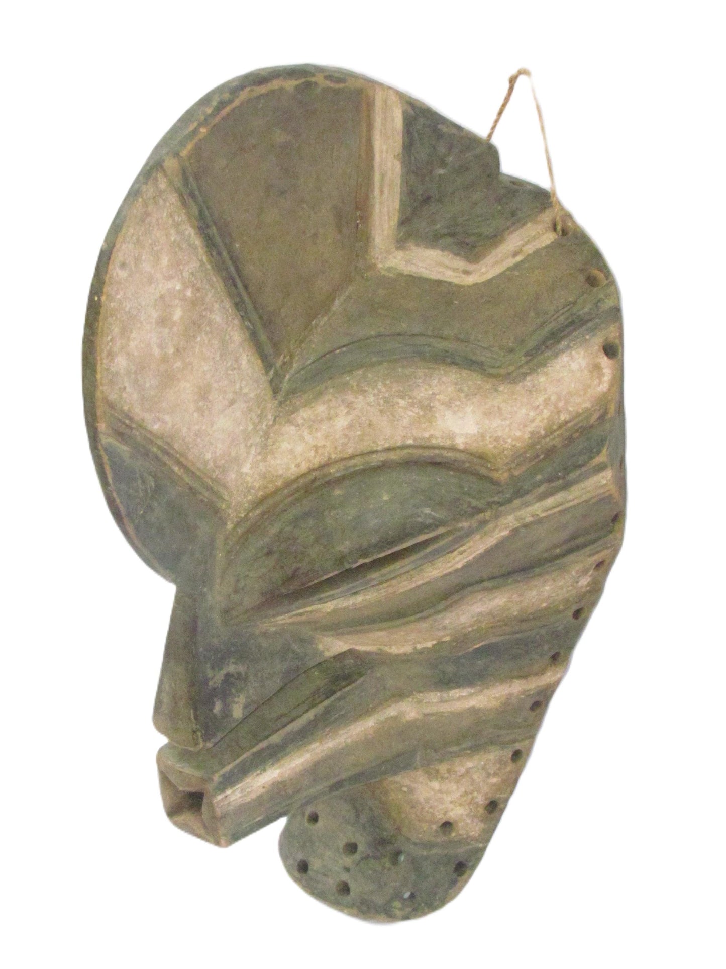 Un millésime de masque Songye, République démocratique du Congo et Zambie, art tribal d'Afrique centrale.
