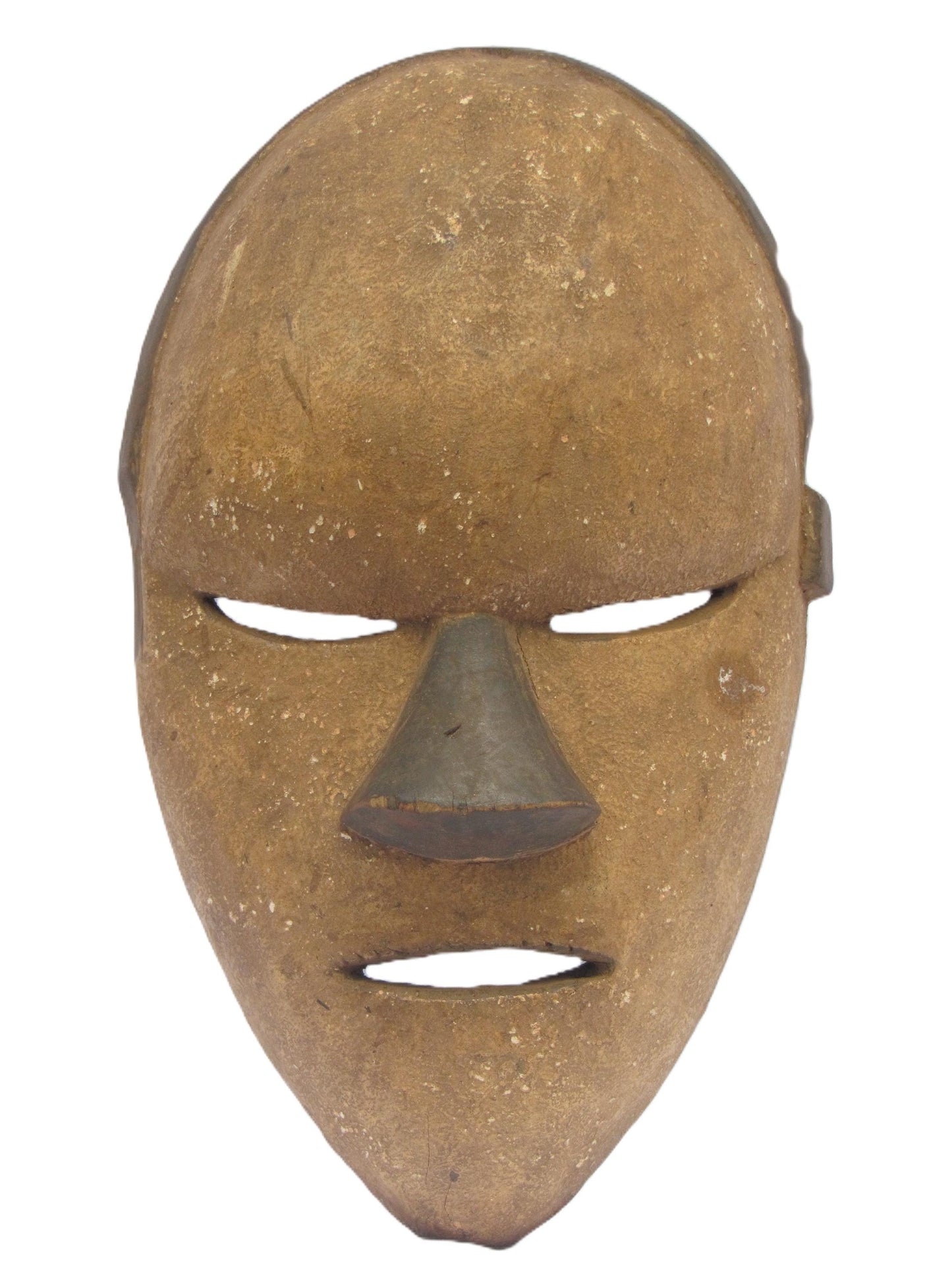 Masque Lega d'Afrique | Œuvre d'art tribale en bois fabriquée à la main | Décoration murale unique du Congo | Sculpture ethnique pour la décoration intérieure.