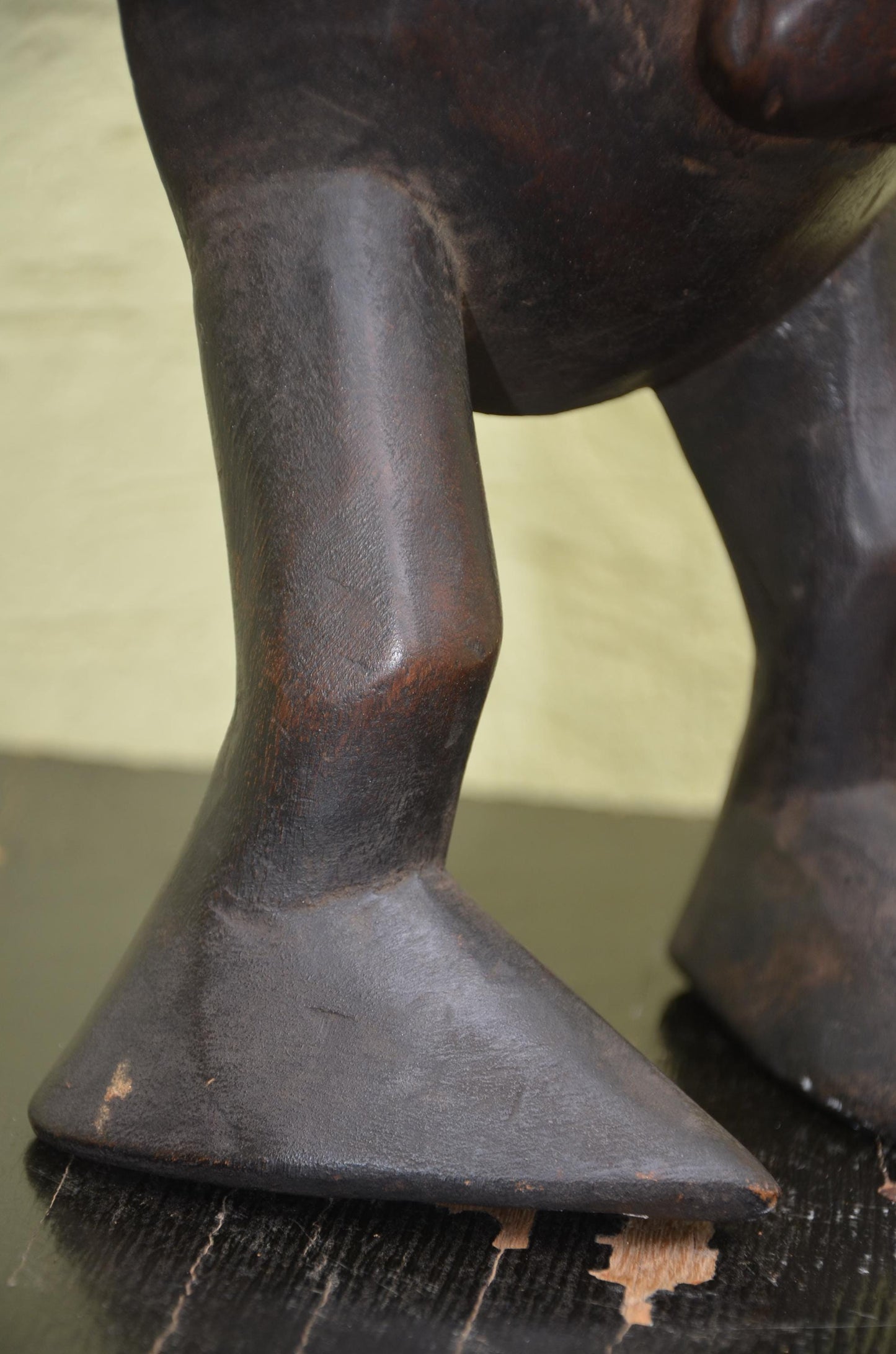 Authentic Zoomorphic Helmet Statue | Tribal Hybrid Art