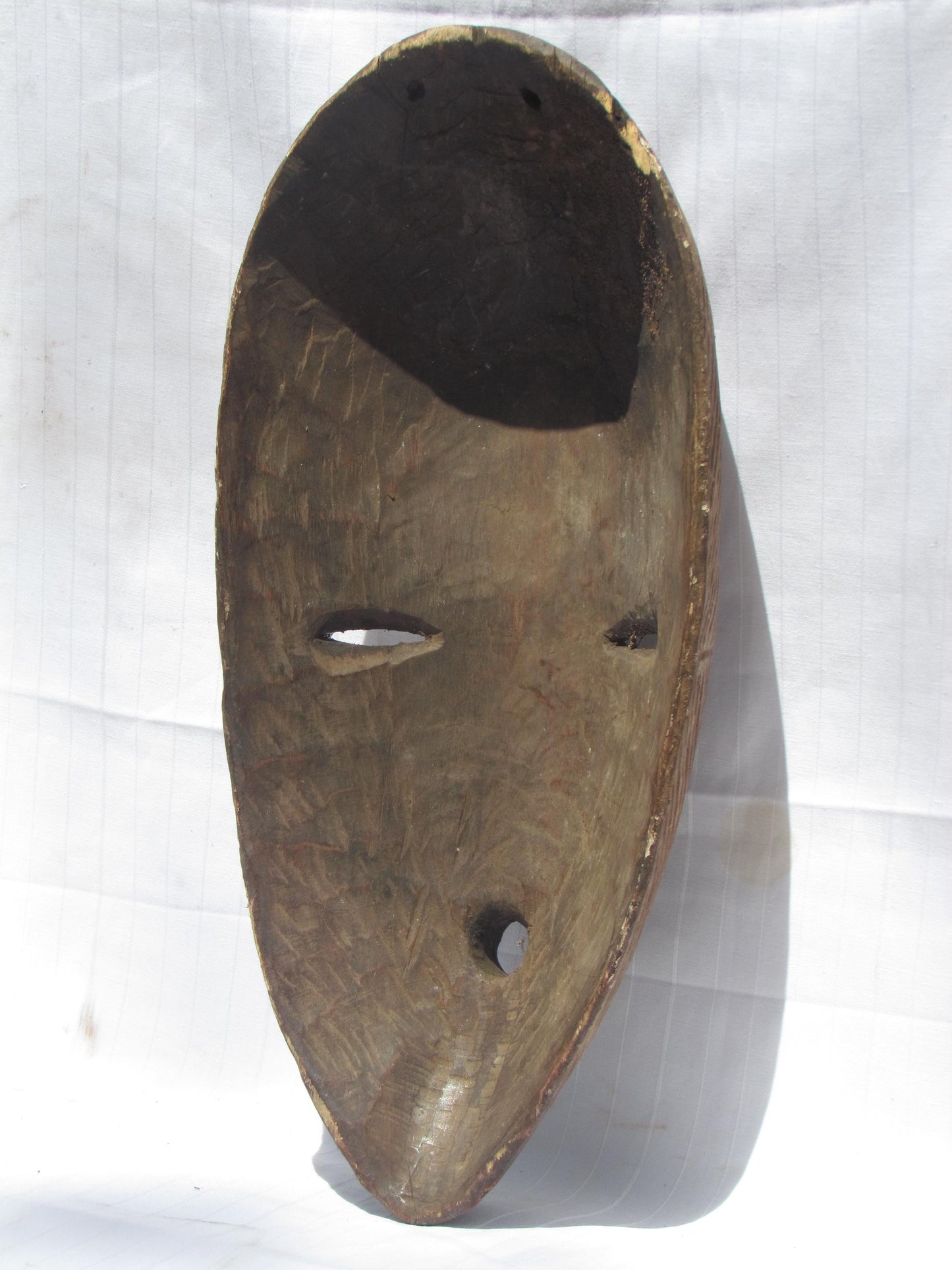 Hand carved wall hanging African traditional wooden masks from D.R.C