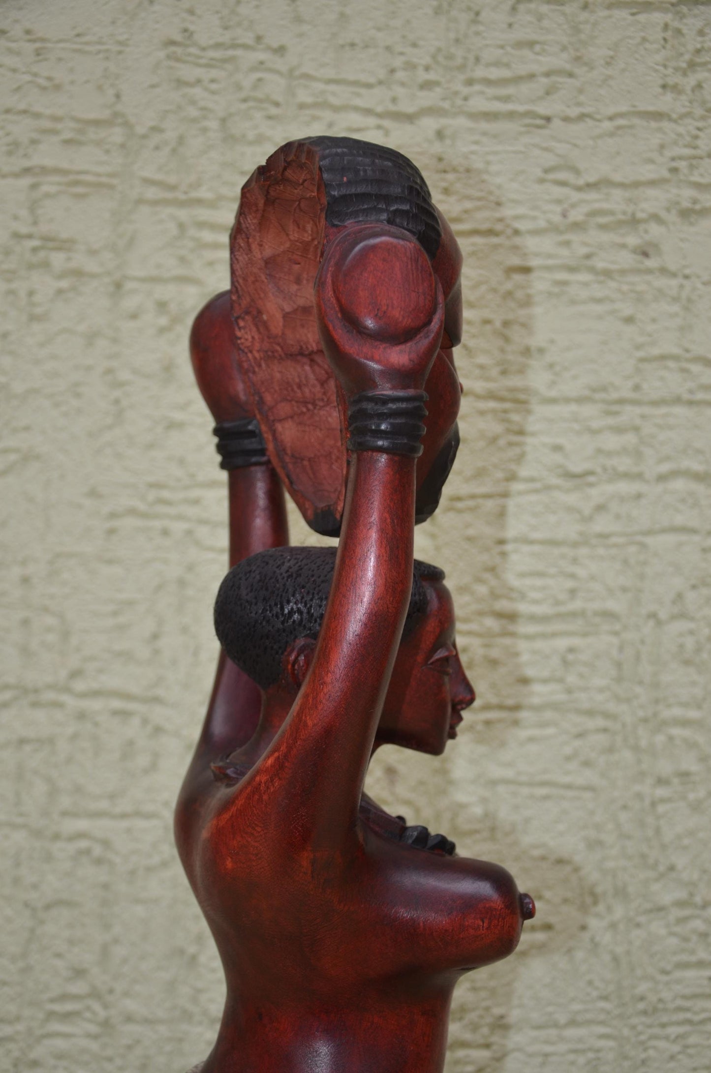 African Wooden Companion Figurine | Tribal Art Sculpture