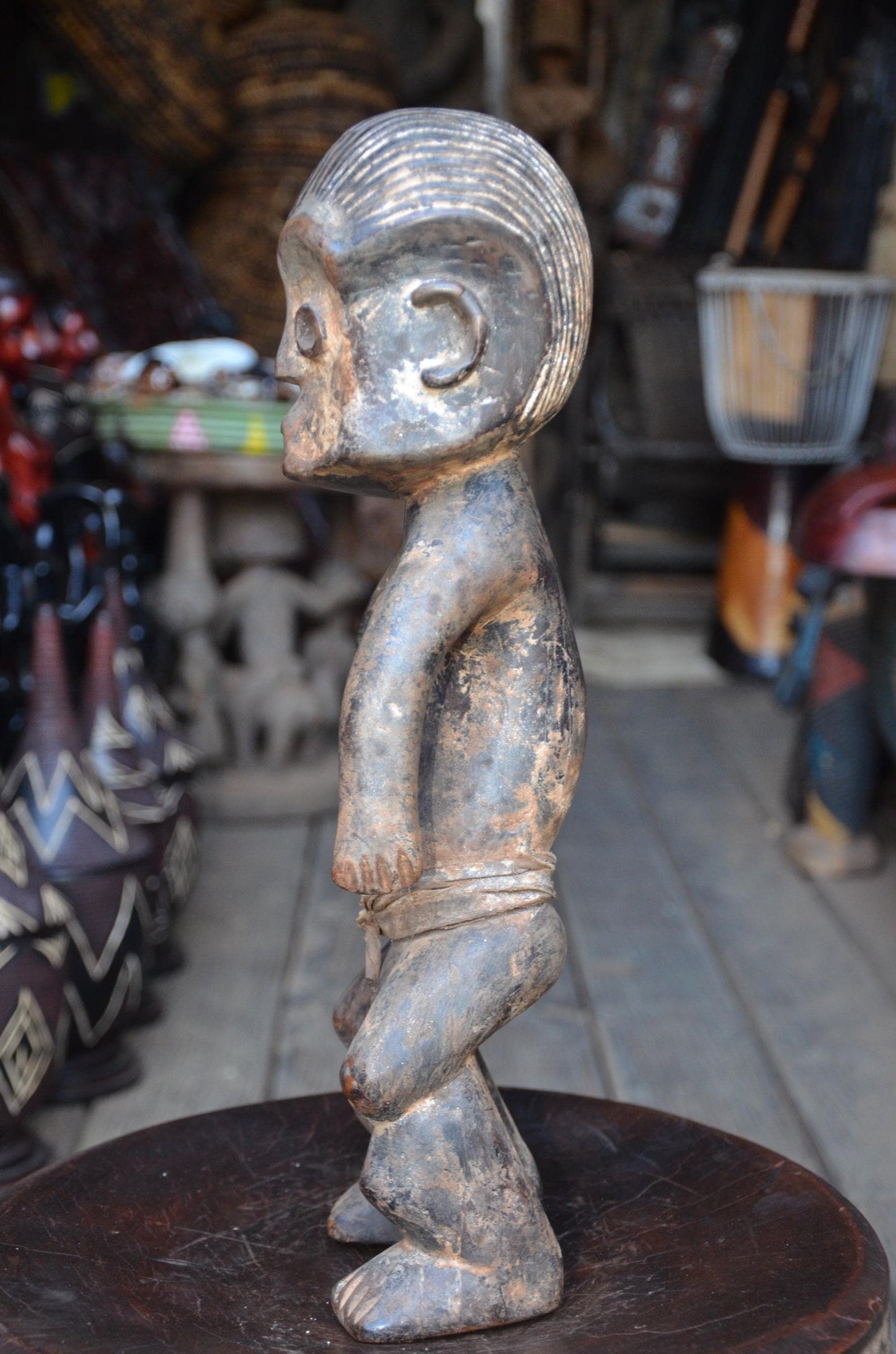 Authentic Hemba Statue | Ancestor Singiti Figure | Congolese Tribal Art