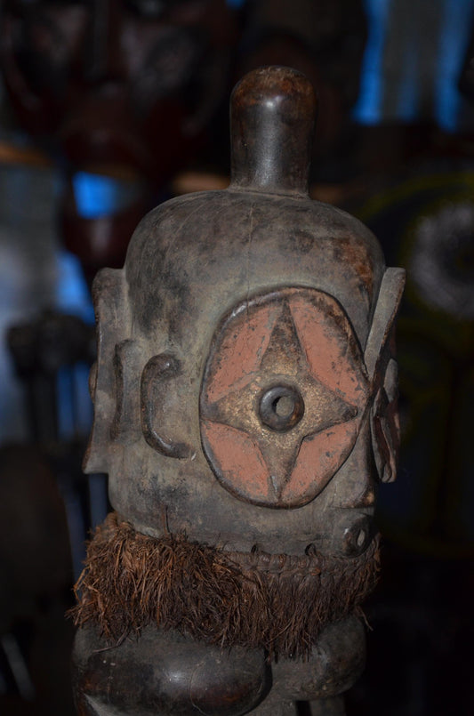 Authentic Tanzanian Power Figure | Kwaya Sukuma Nyamwezi Wood Carving | Tribal Statue