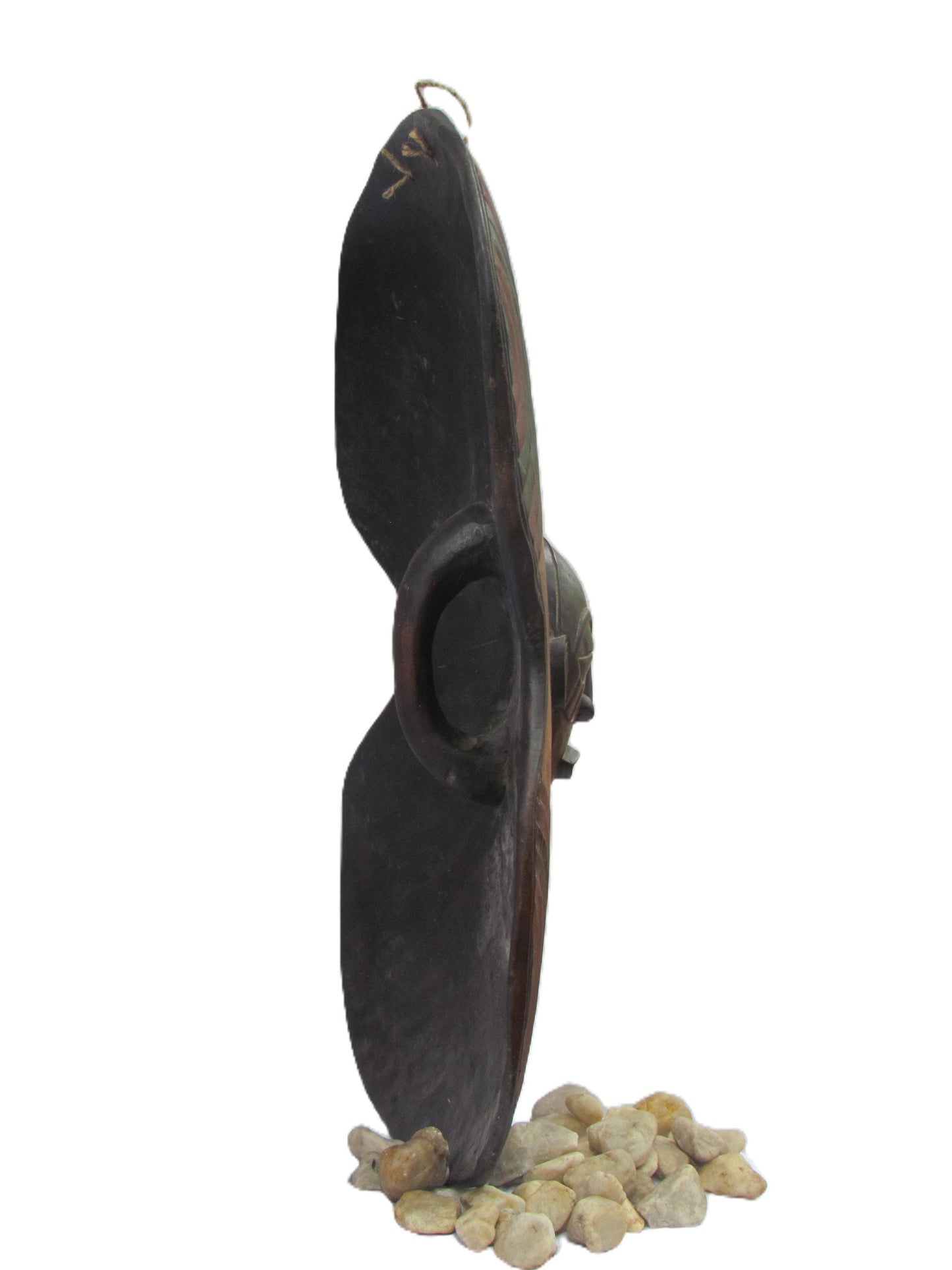 Chokwe Shield Wall Art | Handcarved African Decor | Tribal Wood Shield | Congo Art