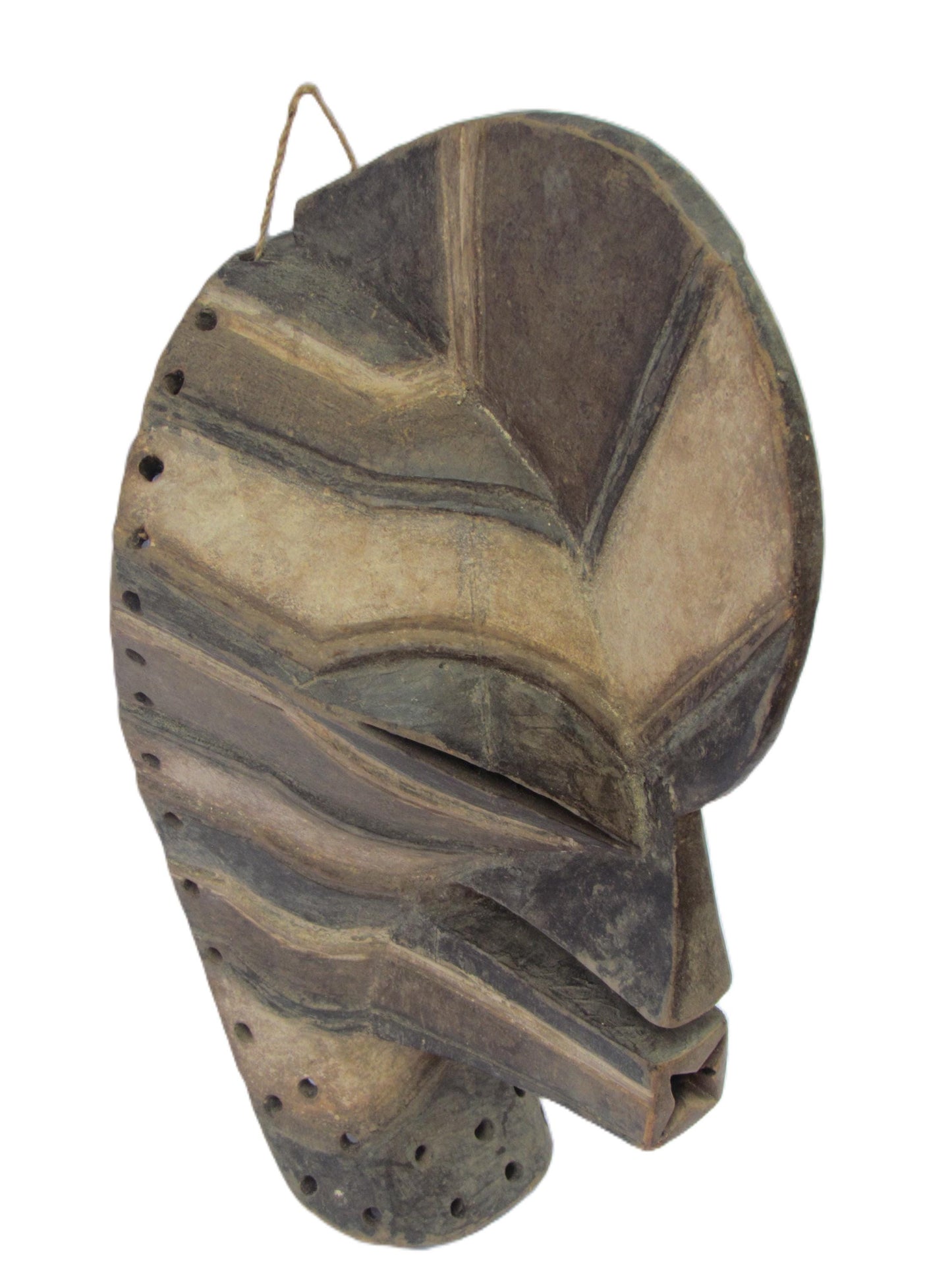 Un millésime de masque Songye, République démocratique du Congo et Zambie, art tribal d'Afrique centrale.