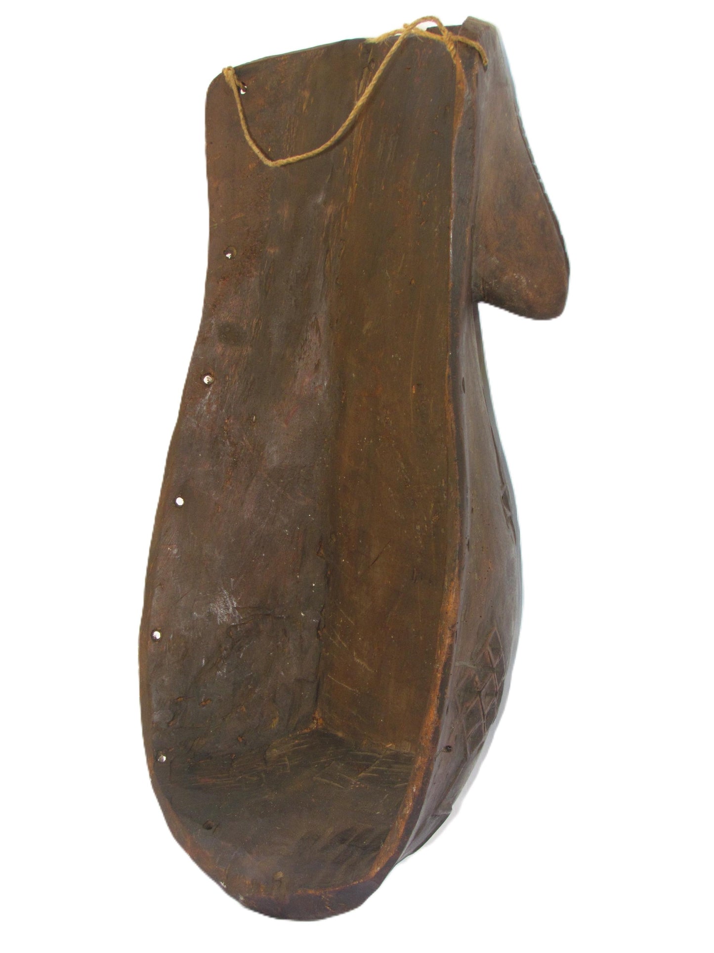 Masque de maternité traditionnel africain antique Makonde, beaux-arts de Tanzanie