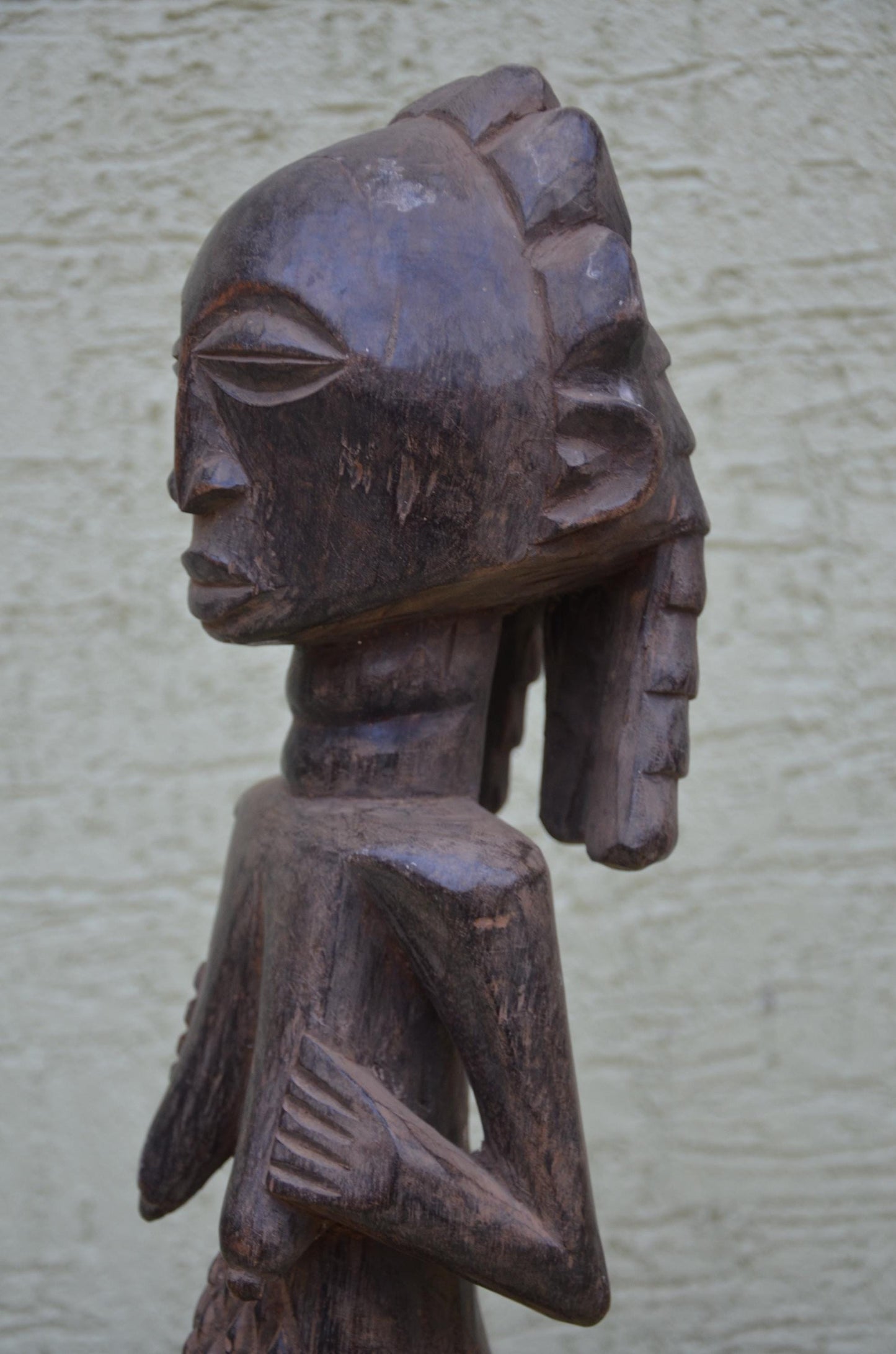 Luba Hemba Female Wooden Figure | DRC Ethnographic Art