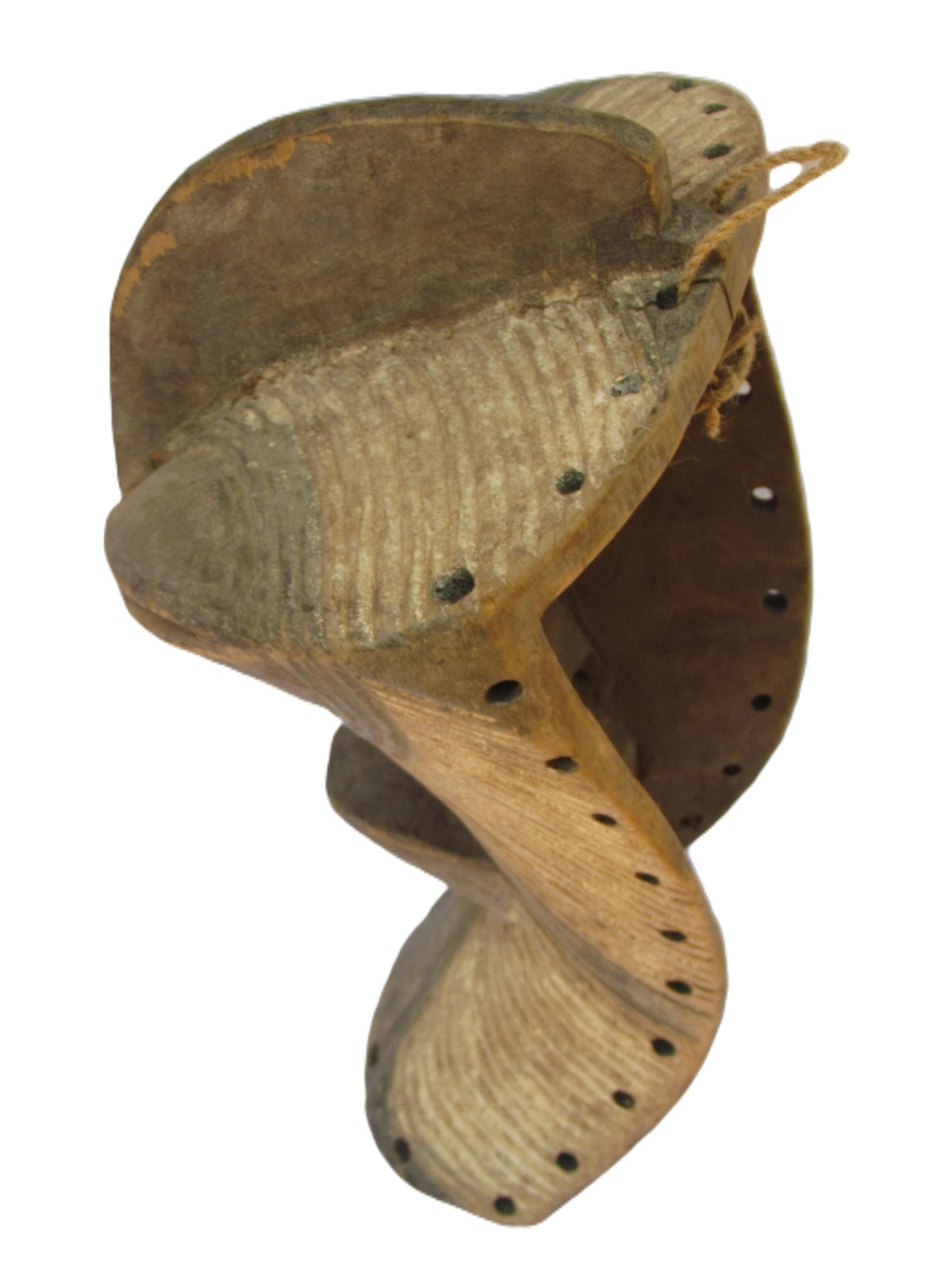 Masque africain en bois sculpté Songye RDC