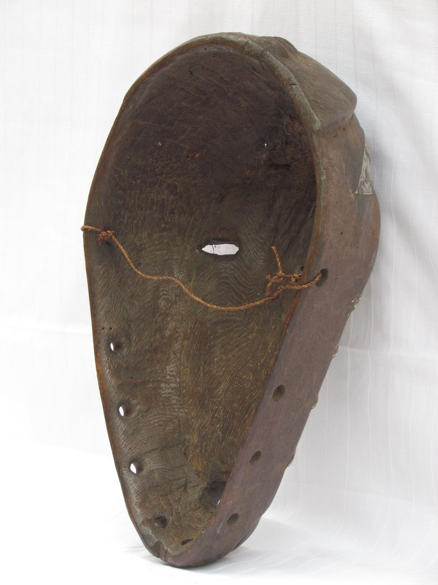 Vintage hand carved wall hanging African traditional wooden mask from D.R.C