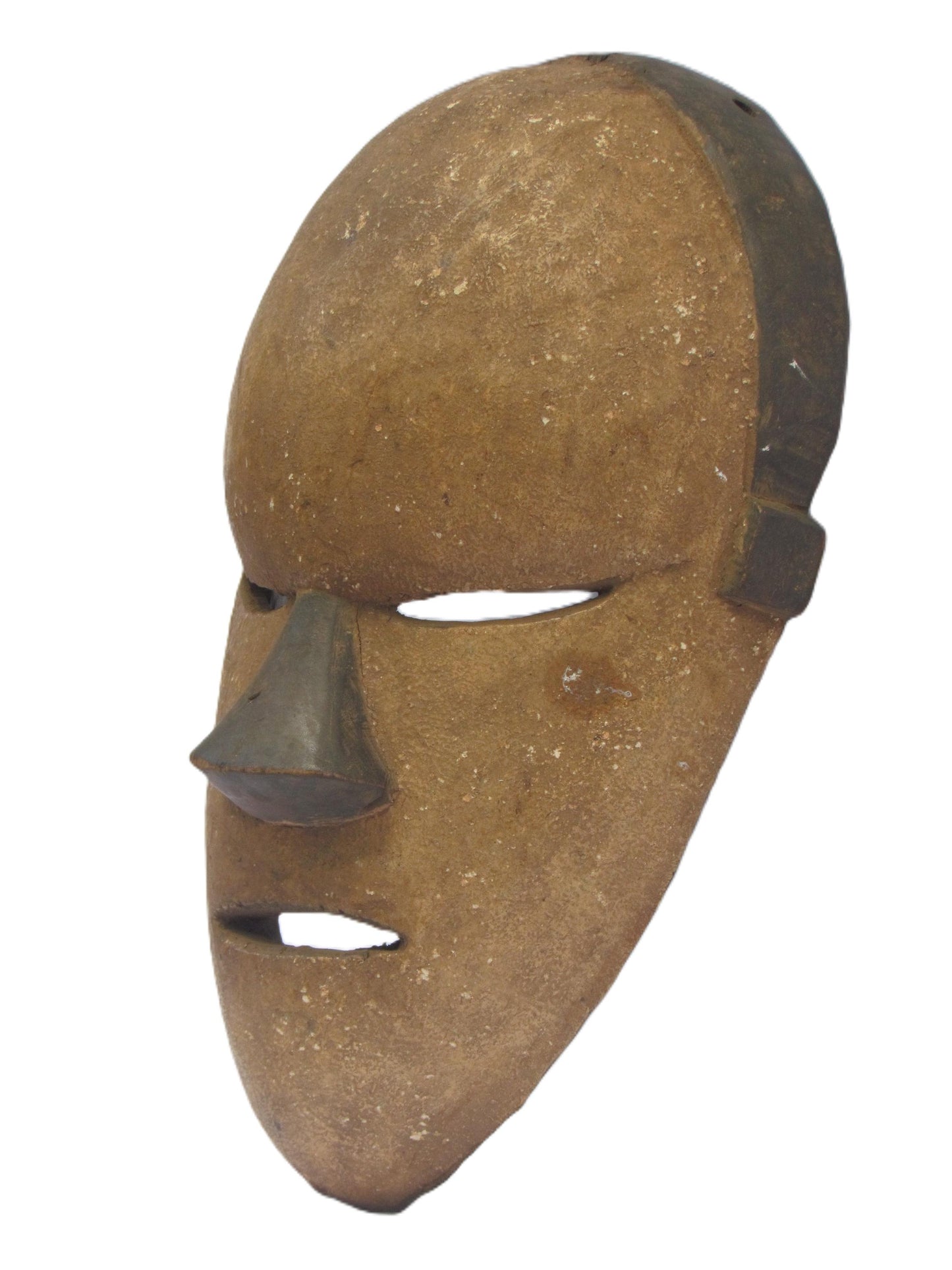 Masque Lega d'Afrique | Œuvre d'art tribale en bois fabriquée à la main | Décoration murale unique du Congo | Sculpture ethnique pour la décoration intérieure.