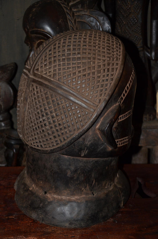Authentic African Helmet Mask | Hehe Sukuma Nyamwezi | Tribal Tribal Art