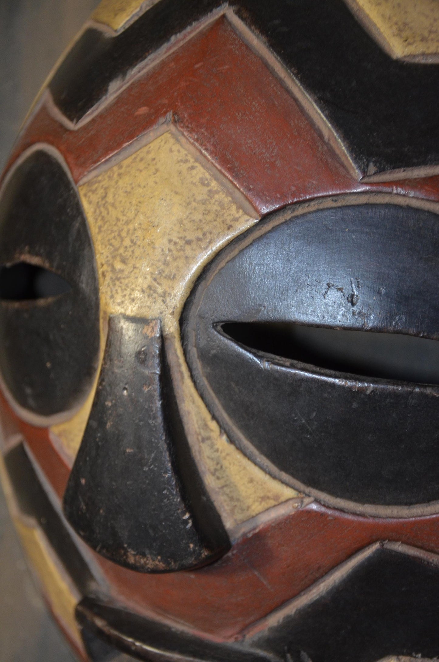Authentic Songye Kifwebe Mask | Congolese Tribal Art | Hand-Carved