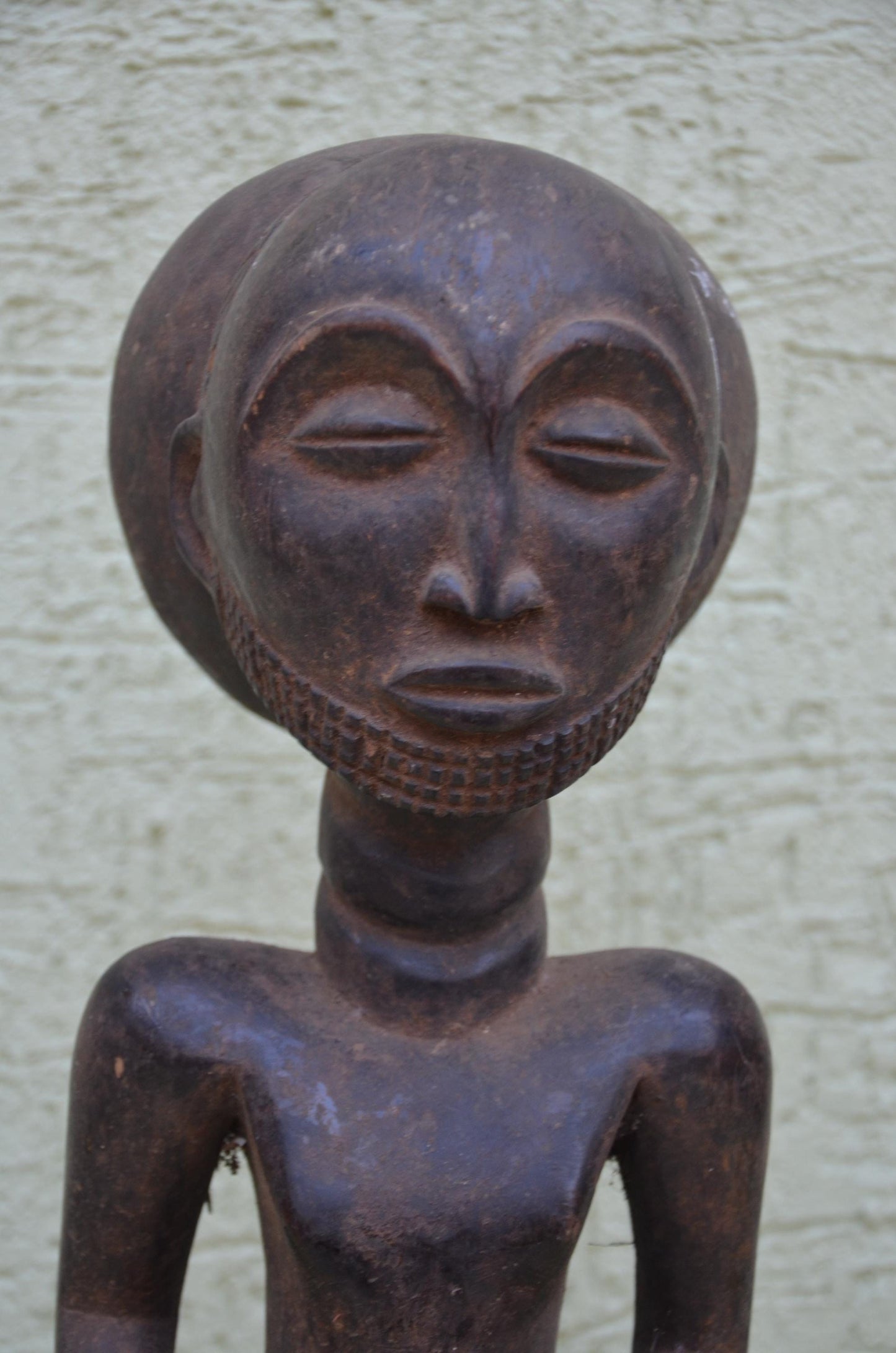 Large Hemba Luba Male Ancestor Statue | DRC Tribal Art