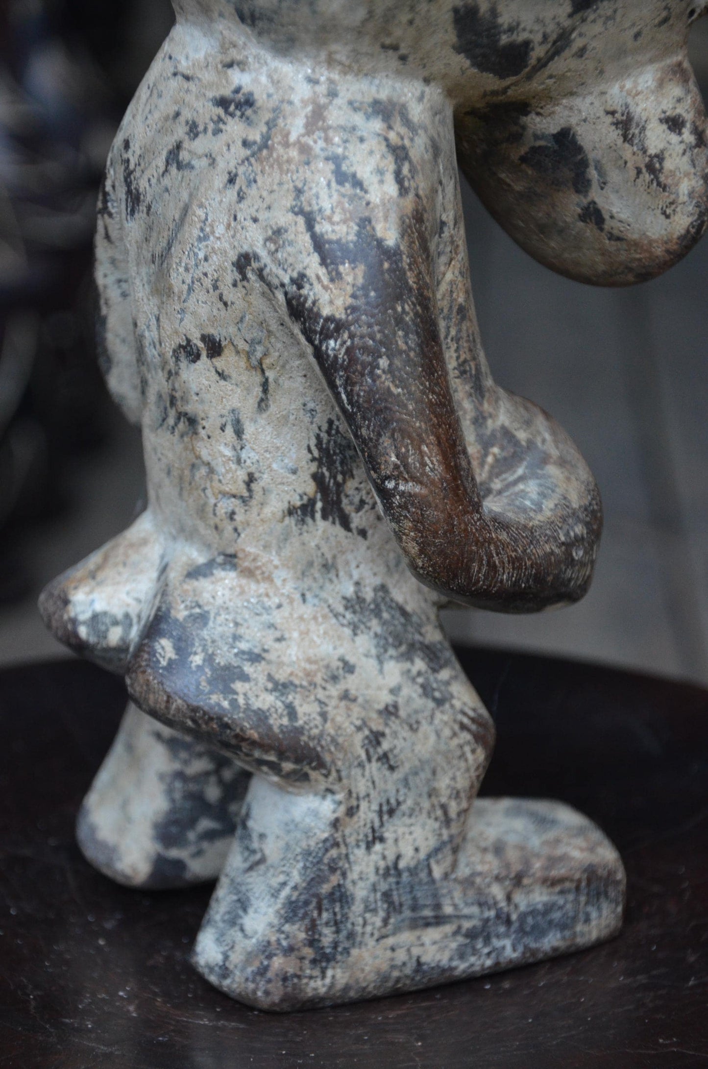 Authentic Hemba Style Statue | Chimpanzee Power Figure | Tribal Wood Art