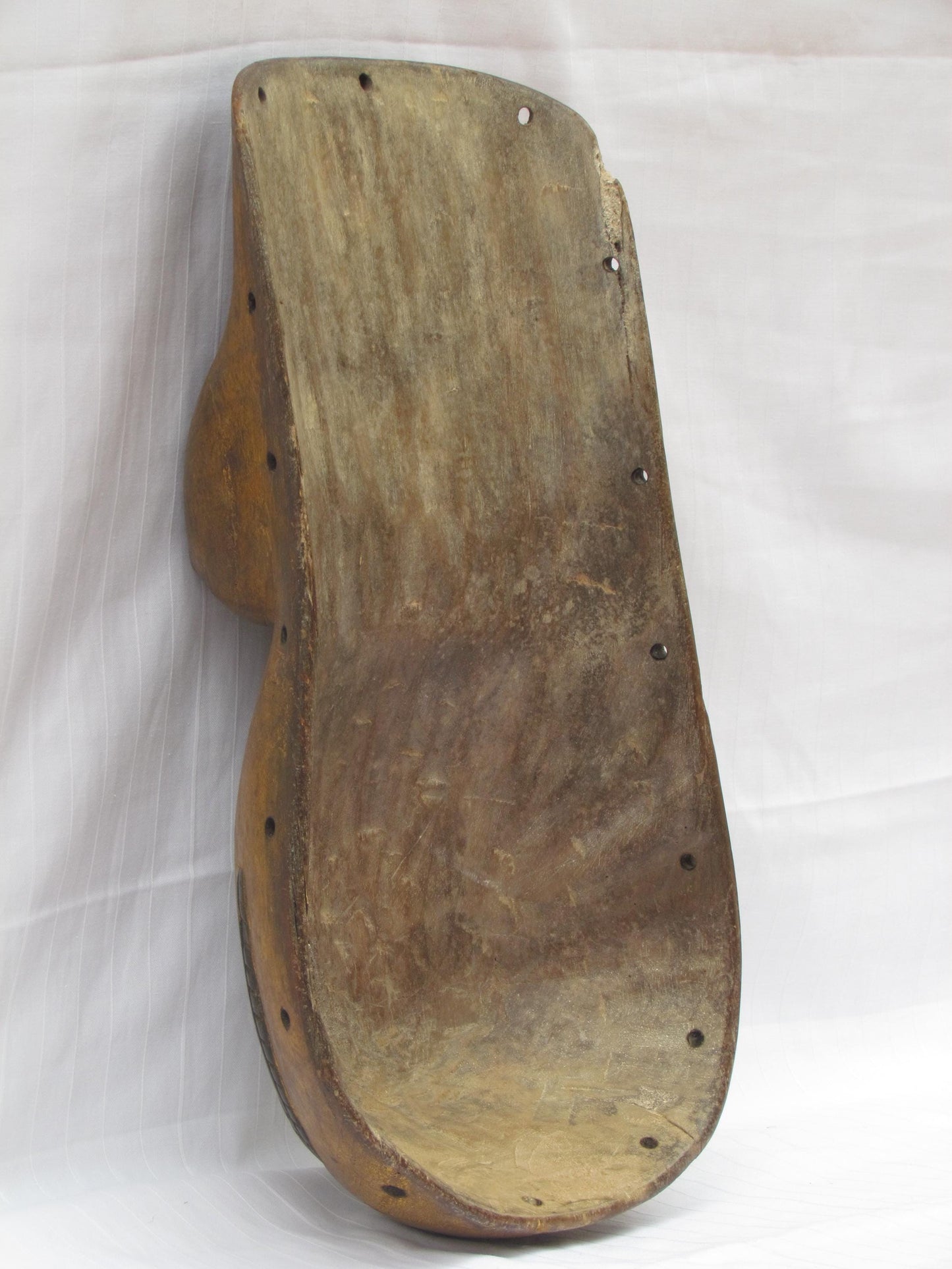 Vintage hand carved wall hanging African traditional wooden mask from D.R.C
