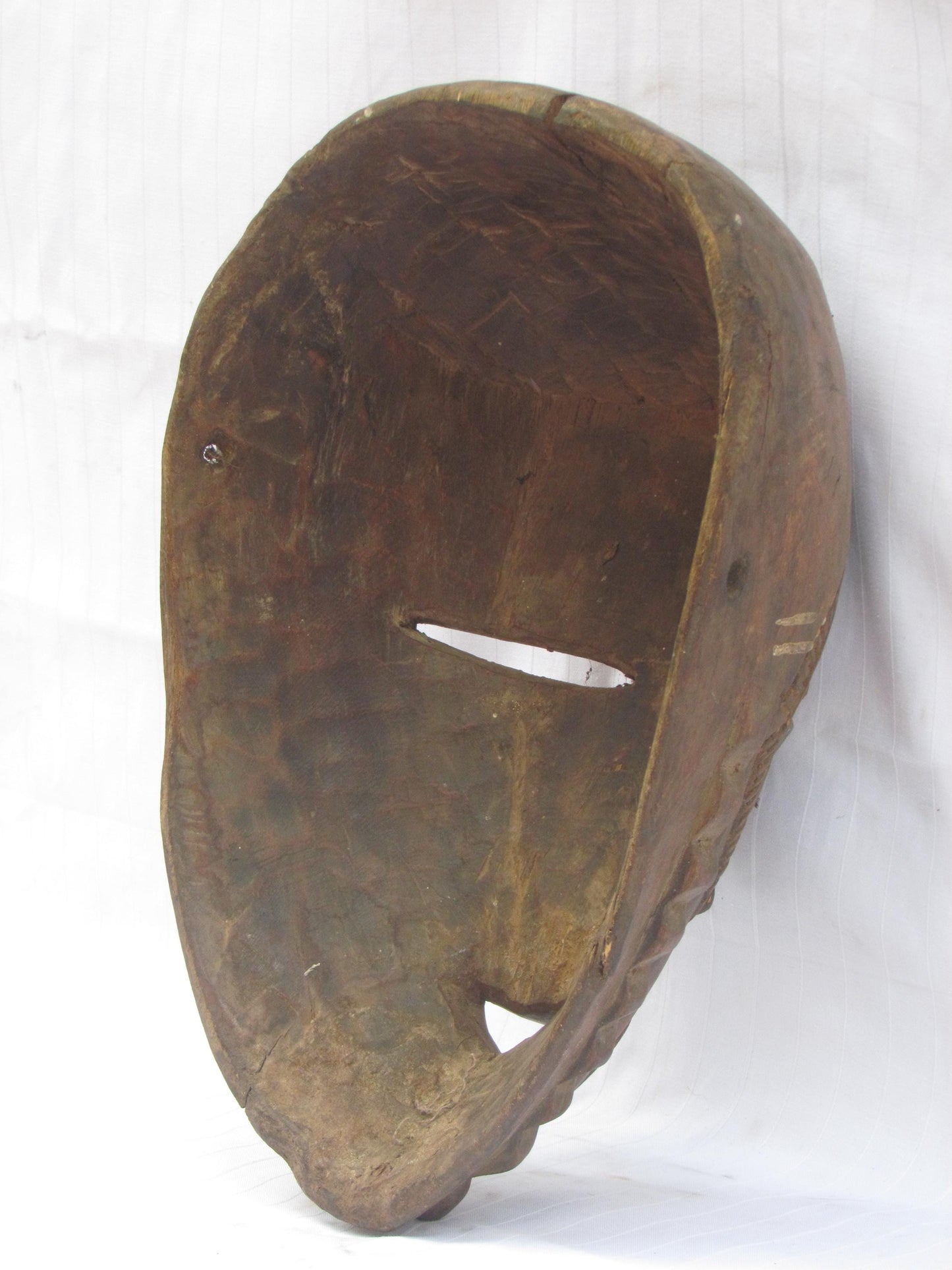 Hand carved wall hanging African traditional wooden mask from D.R.C