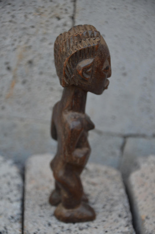Authentic Chokwe Female Ancestor Figure | Angolan Tribal Art