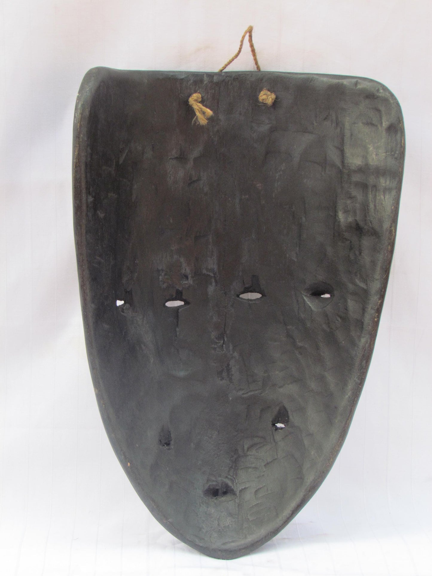 Hand carved wall hanging African traditional wooden mask from D.R.C