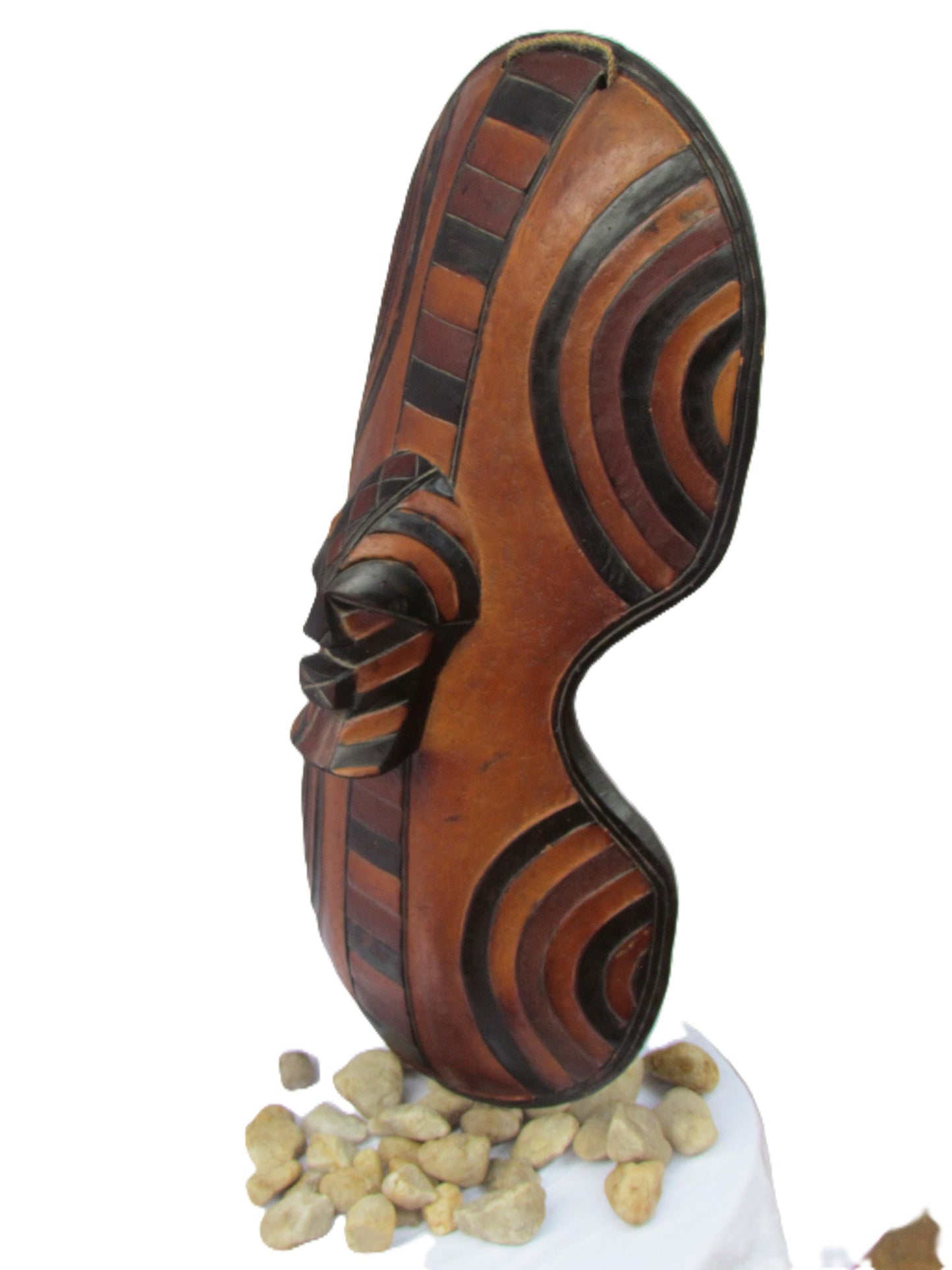 Songye Shield Mask | Congo Tribal Art | African Wall Decor | Handcarved Wood Mask