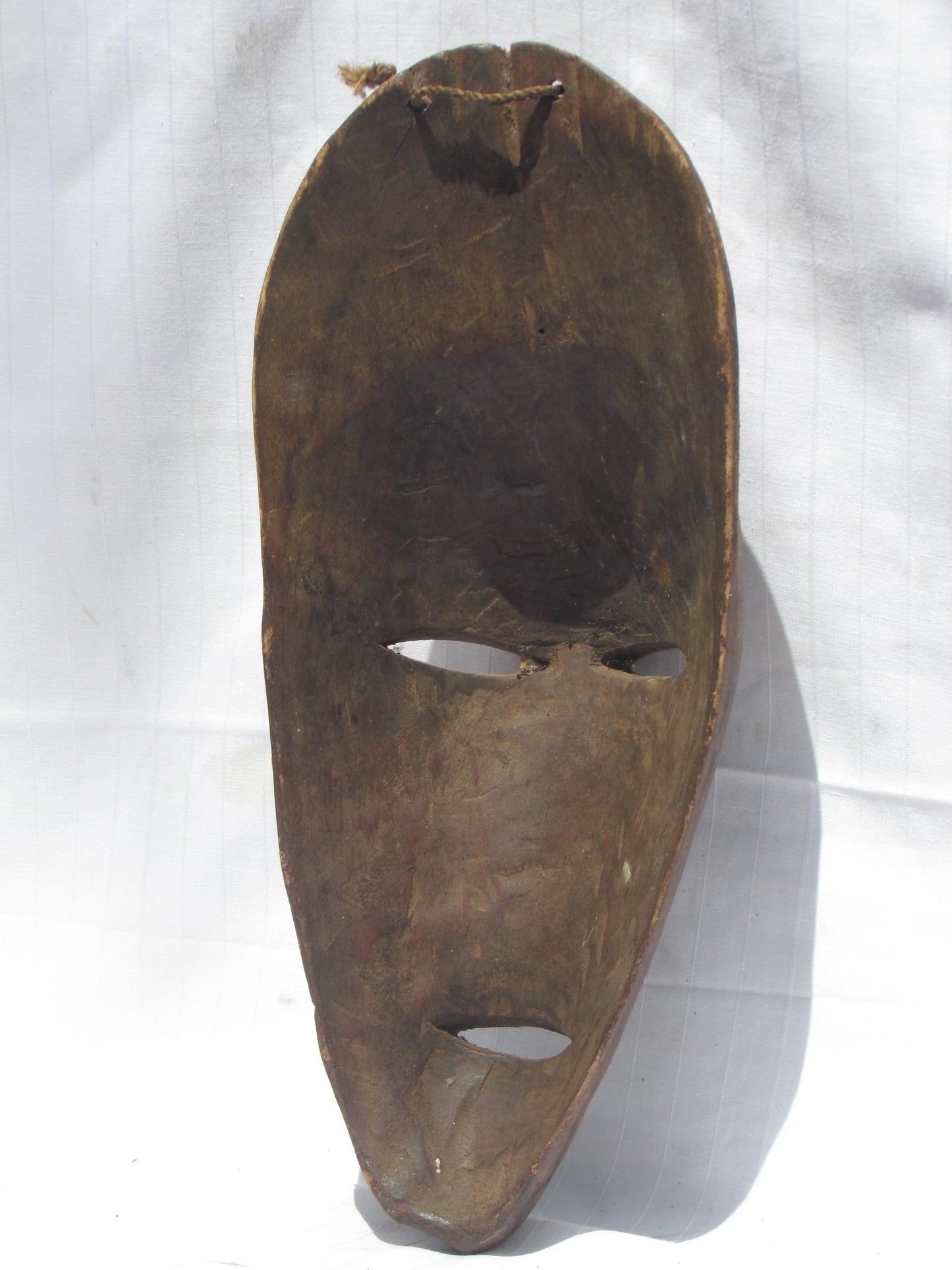 Hand carved wall hanging African traditional wooden masks from D.R.C