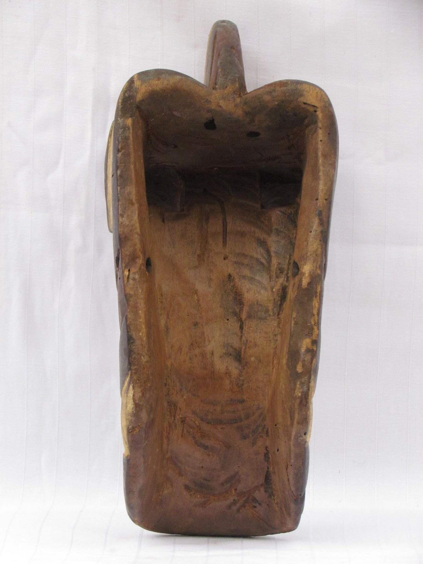Songye Mask | Authentic Congolese Tribal Art | Hand-Carved Wood Ritual Wall Sculpture
