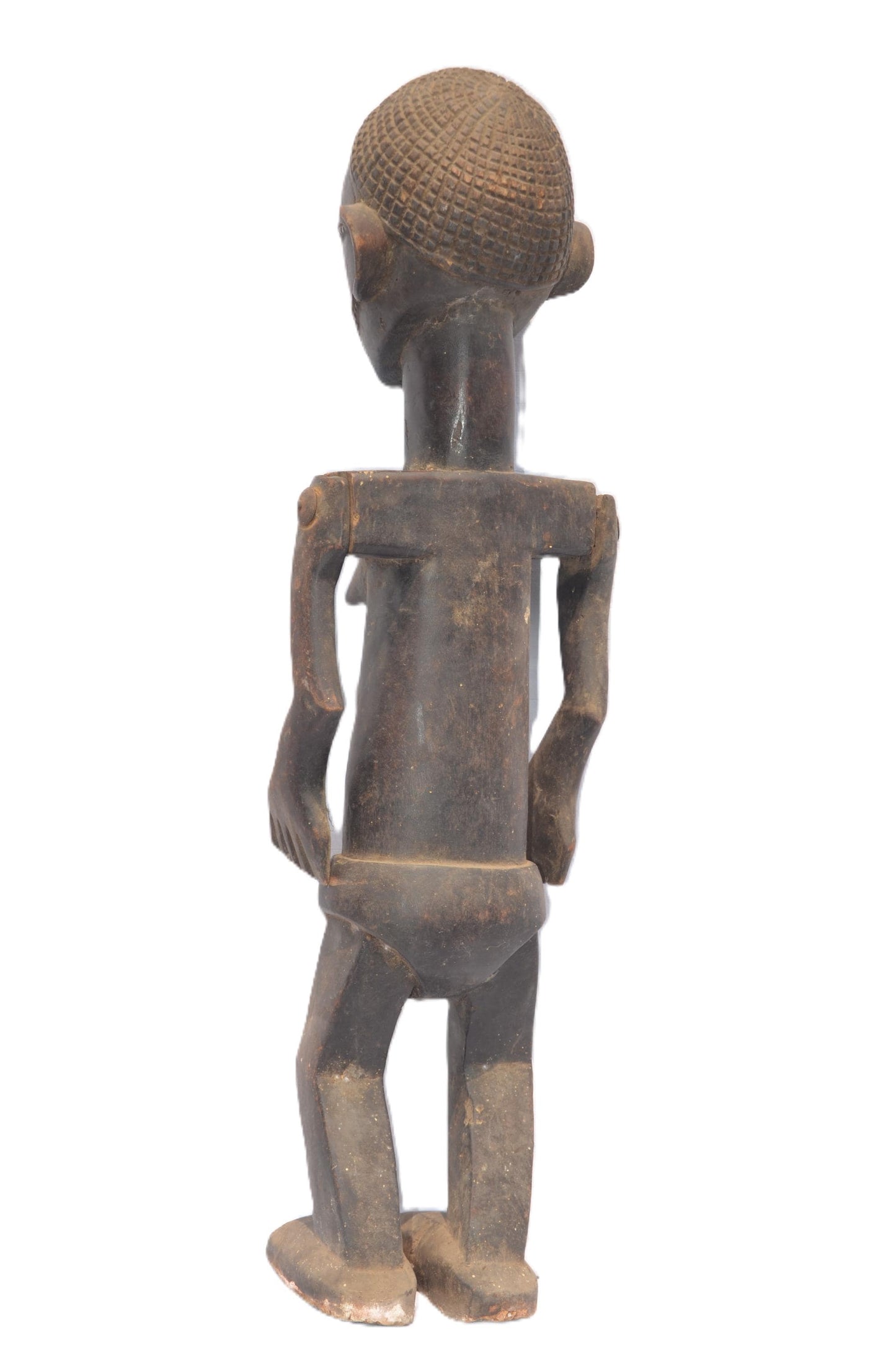 Authentic Tabwa Female Statue – African Tribal Art – Hand-Carved Congo Figurine