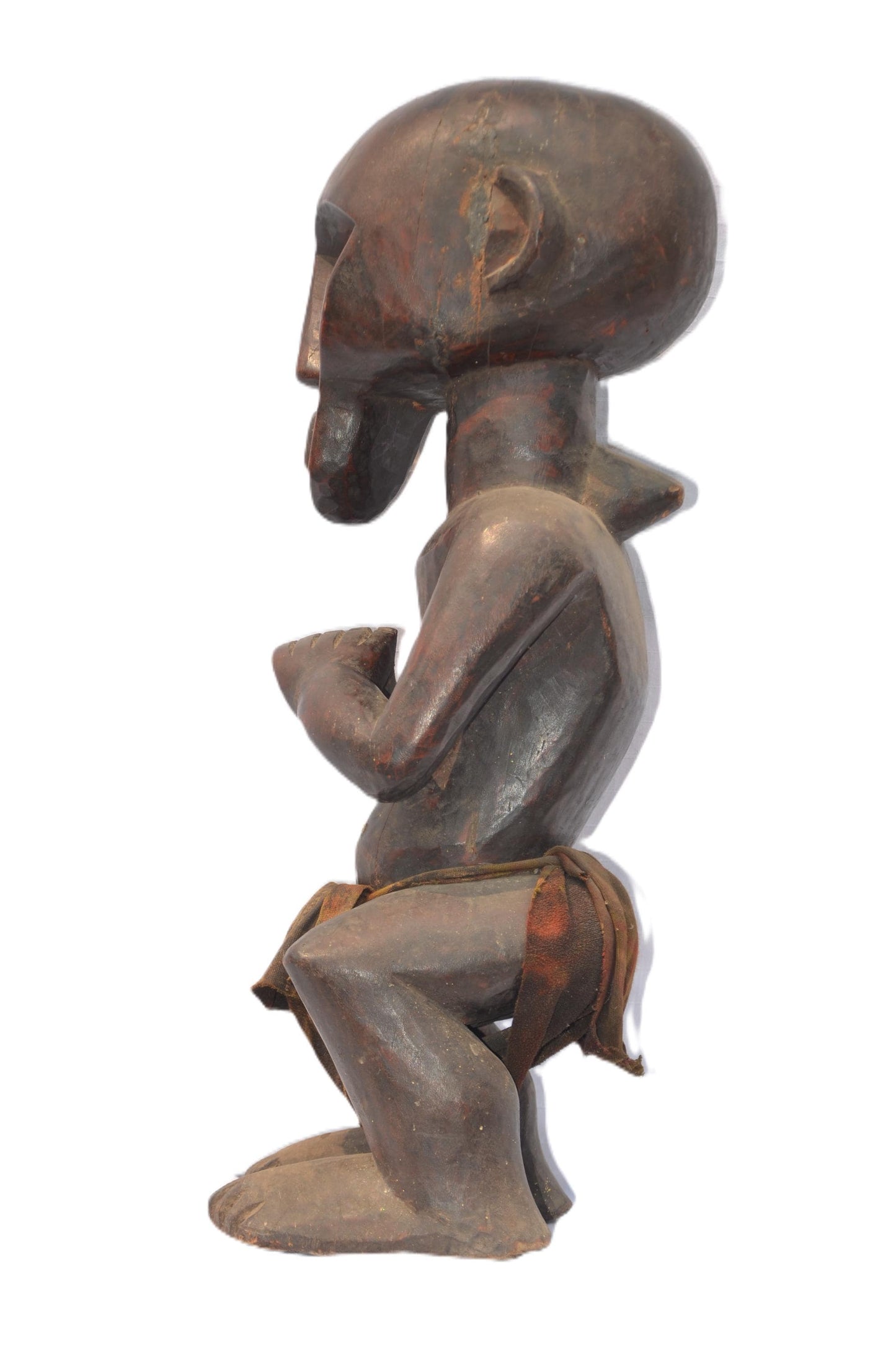 Congo Wooden Statue, African Tribal Sculpture, Handmade Ethnic Art