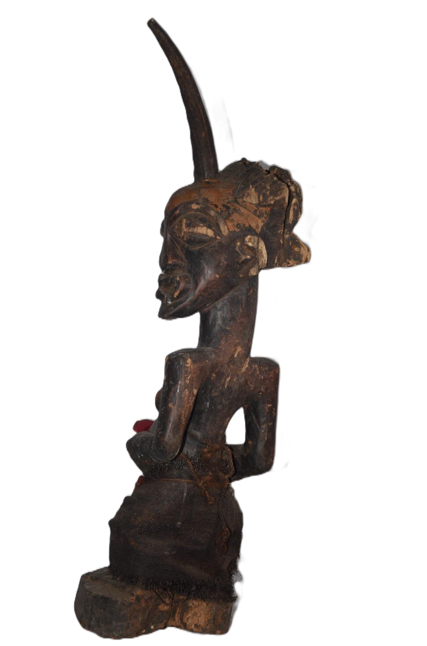 Chibinda Songye Statue – Hand-Carved African Wood Sculpture – Congo Tribal Art