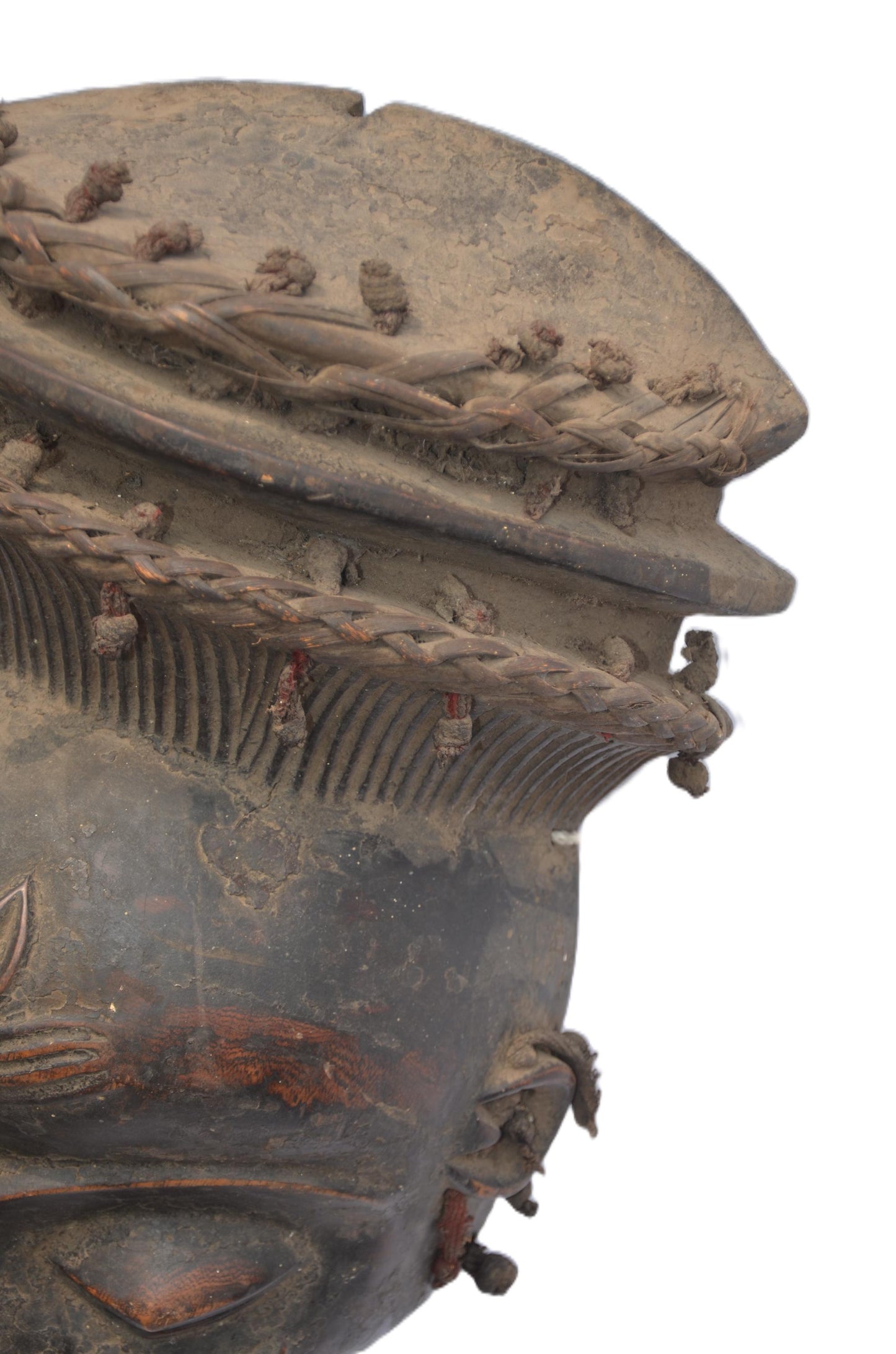 Pende Mbangu Mask – Hand-Carved Wood Tribal Wall Decor – Congo African Ritual Art