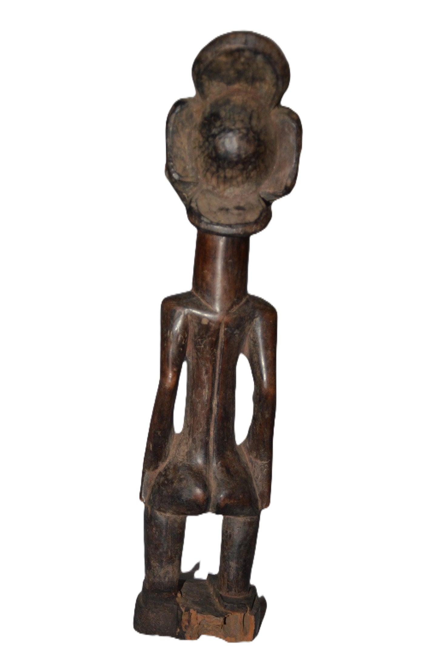 Luba Standing Female Figure DRC | African Wood Sculpture | Congo Tribal Statue
