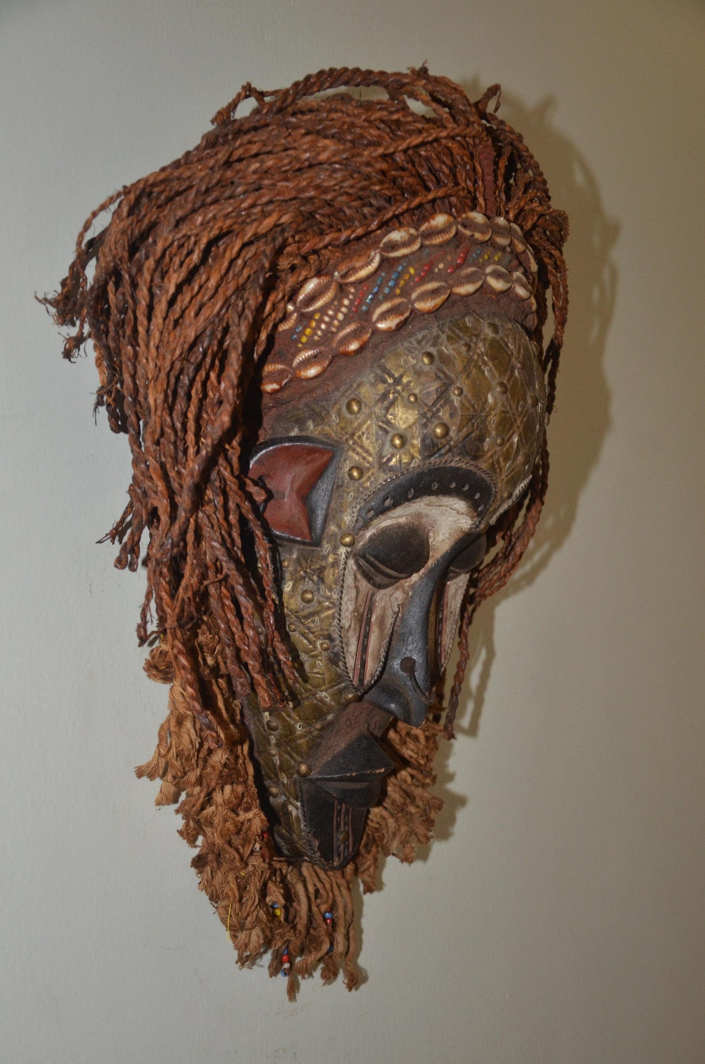 Chokwe Mwana Pwo Mask | Authentic African Power Figure | Hand-Carved Congolese Ritual Art