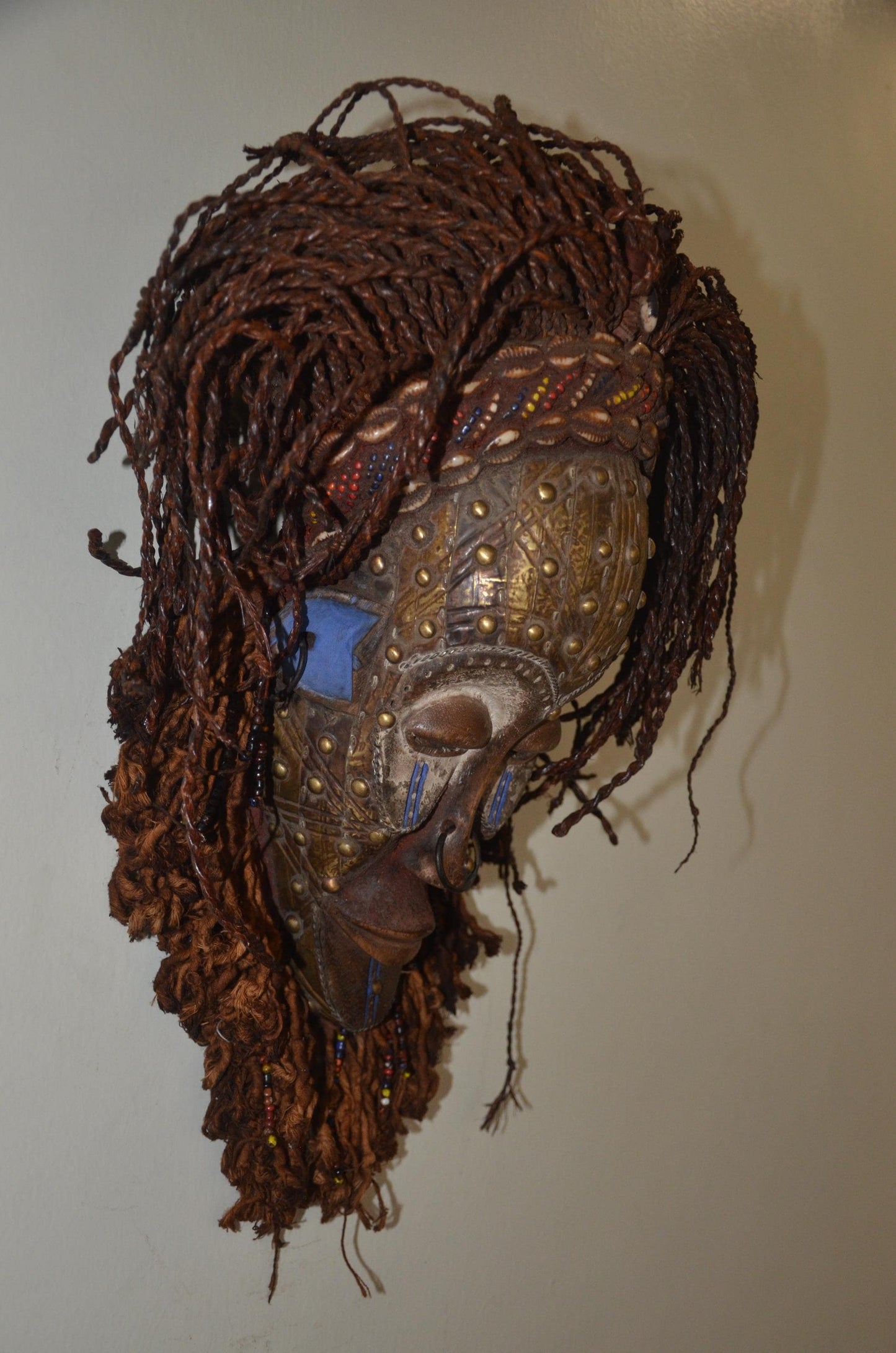 Chokwe Mwana Pwo Mask | Authentic African Ritual Art | Hand-Carved Congolese Portrait