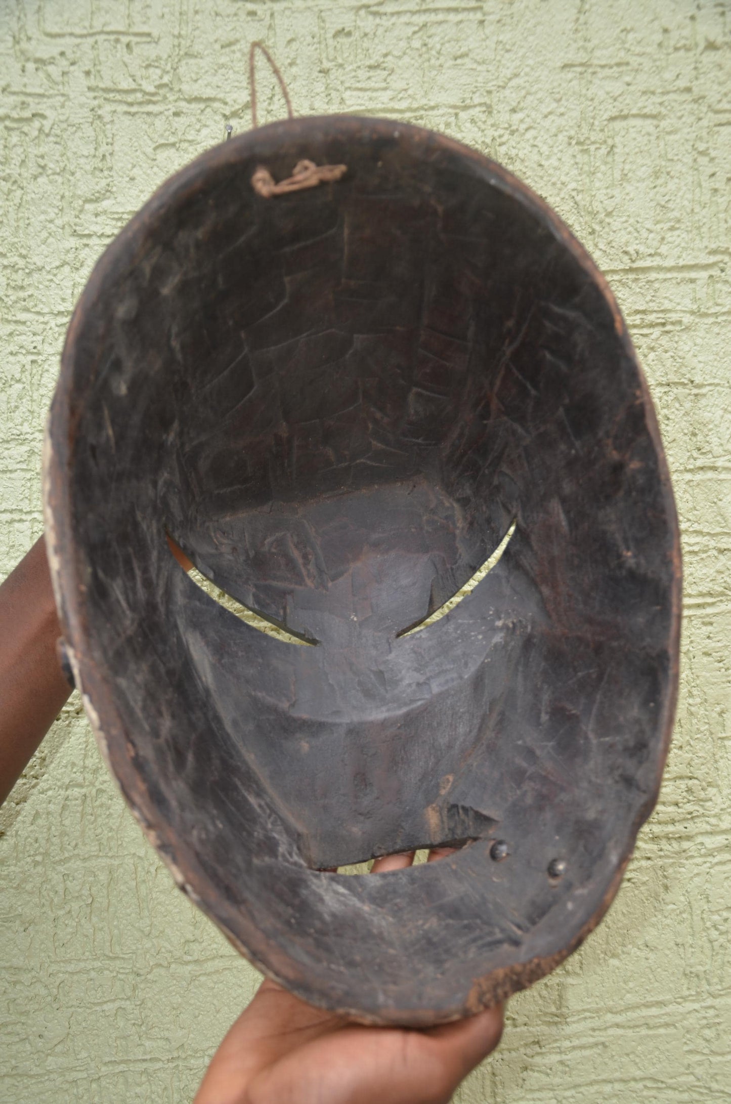 Igbo Agbogho Mmuo Mask | Maiden Spirit Wall Decor | Nigeria Handcrafted Folk Art