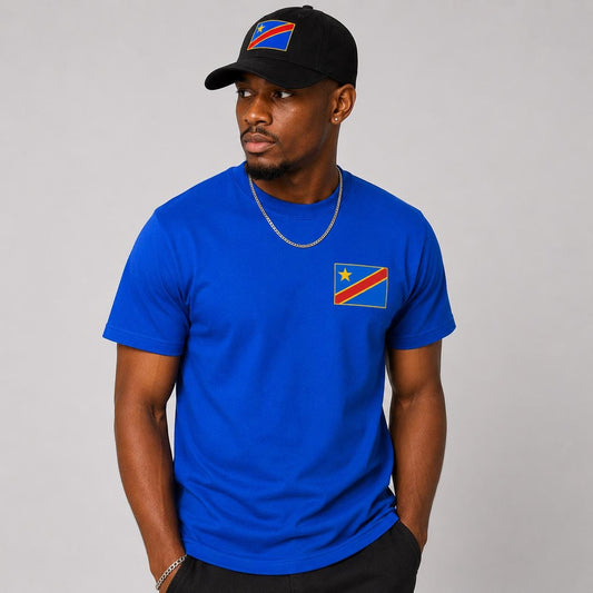DR Congo Football Shirt Hat Set | Les Léopards Fan Apparel