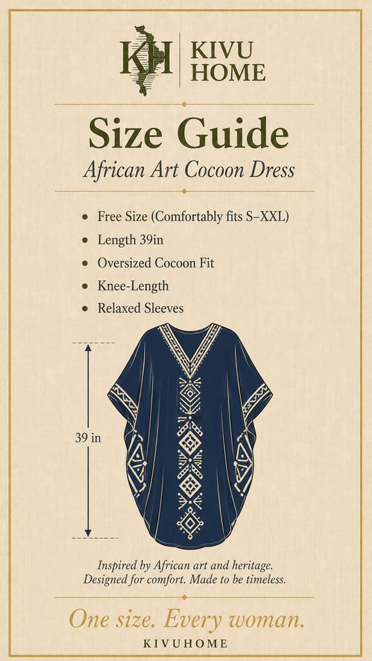 Midnight Bloom Pocket Kaftan | Chic Black & White Short Kaftan | Relaxed Abstract Dress