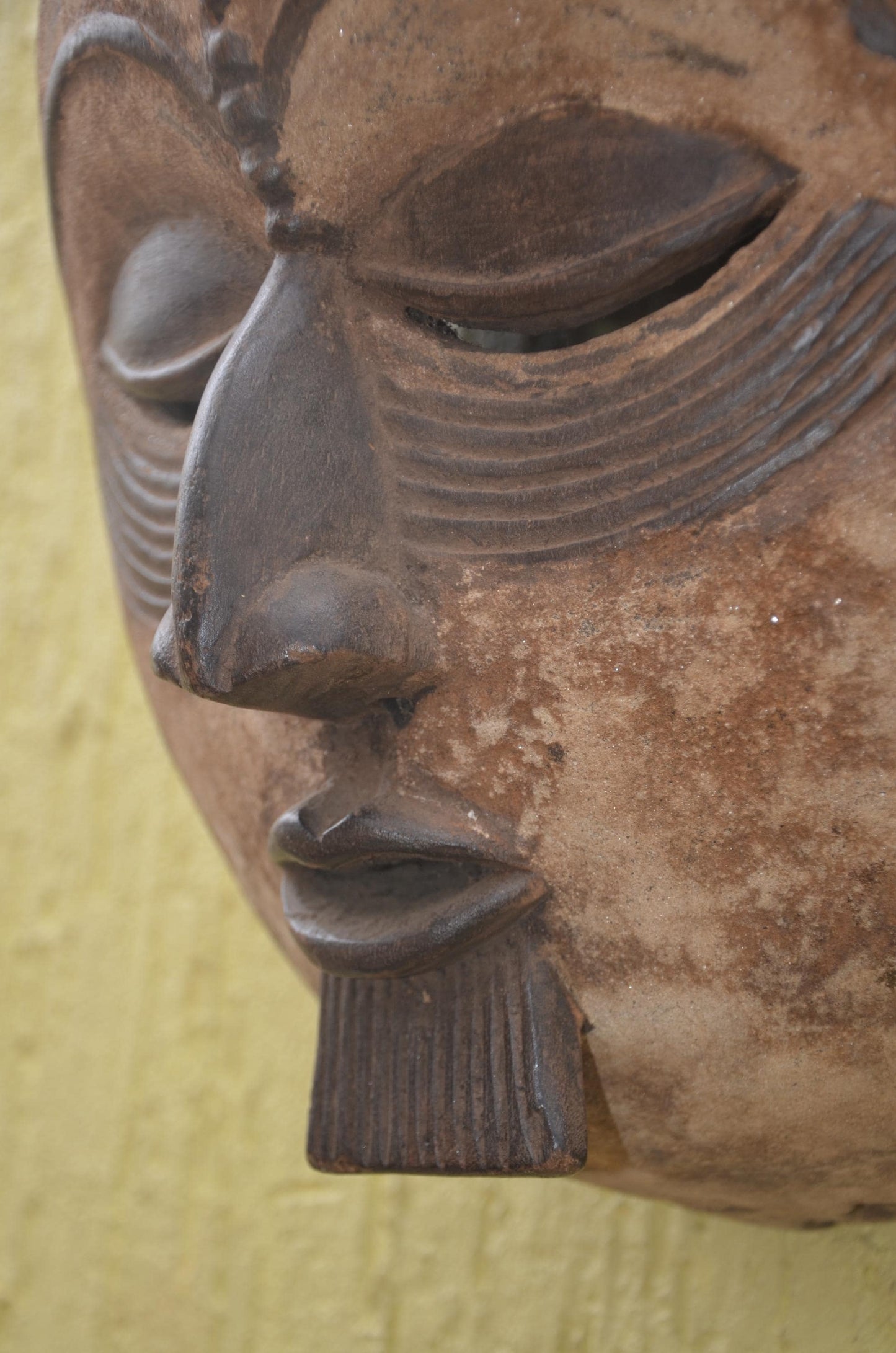 Punu Okuyi Mask | Authentic Gabonese Art | Large Ceremonial Ancestral Sculpture