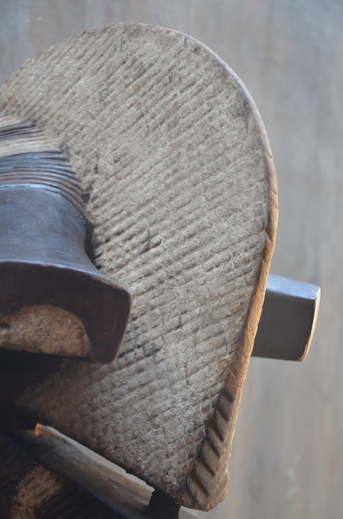 Songye Kifwebe Mask | Large Striped Wood Spirit Art | DR Congo