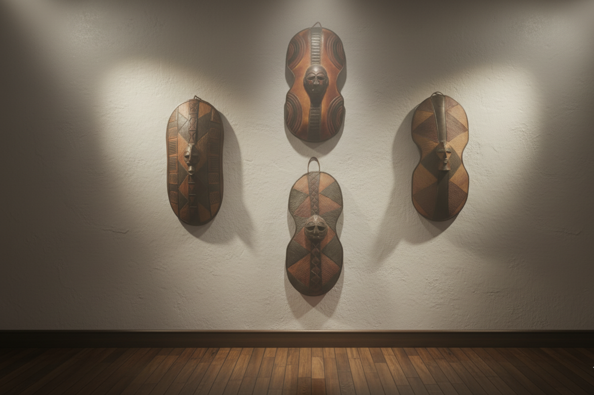 Ceremonial African Shields