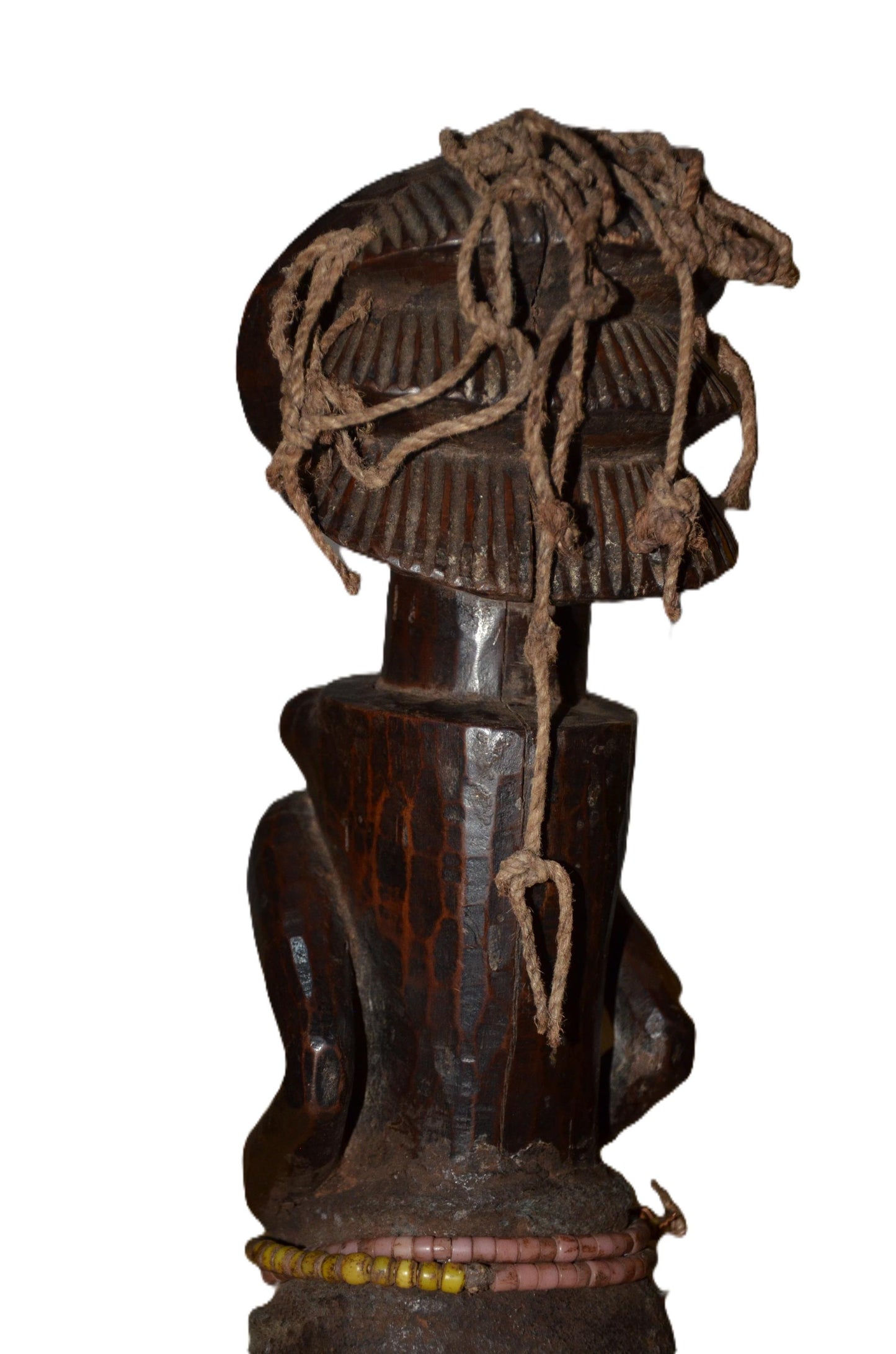 Authentic Ndekese Statue | Congolese Tribal Art | Hand-Carved Wood Sculpture