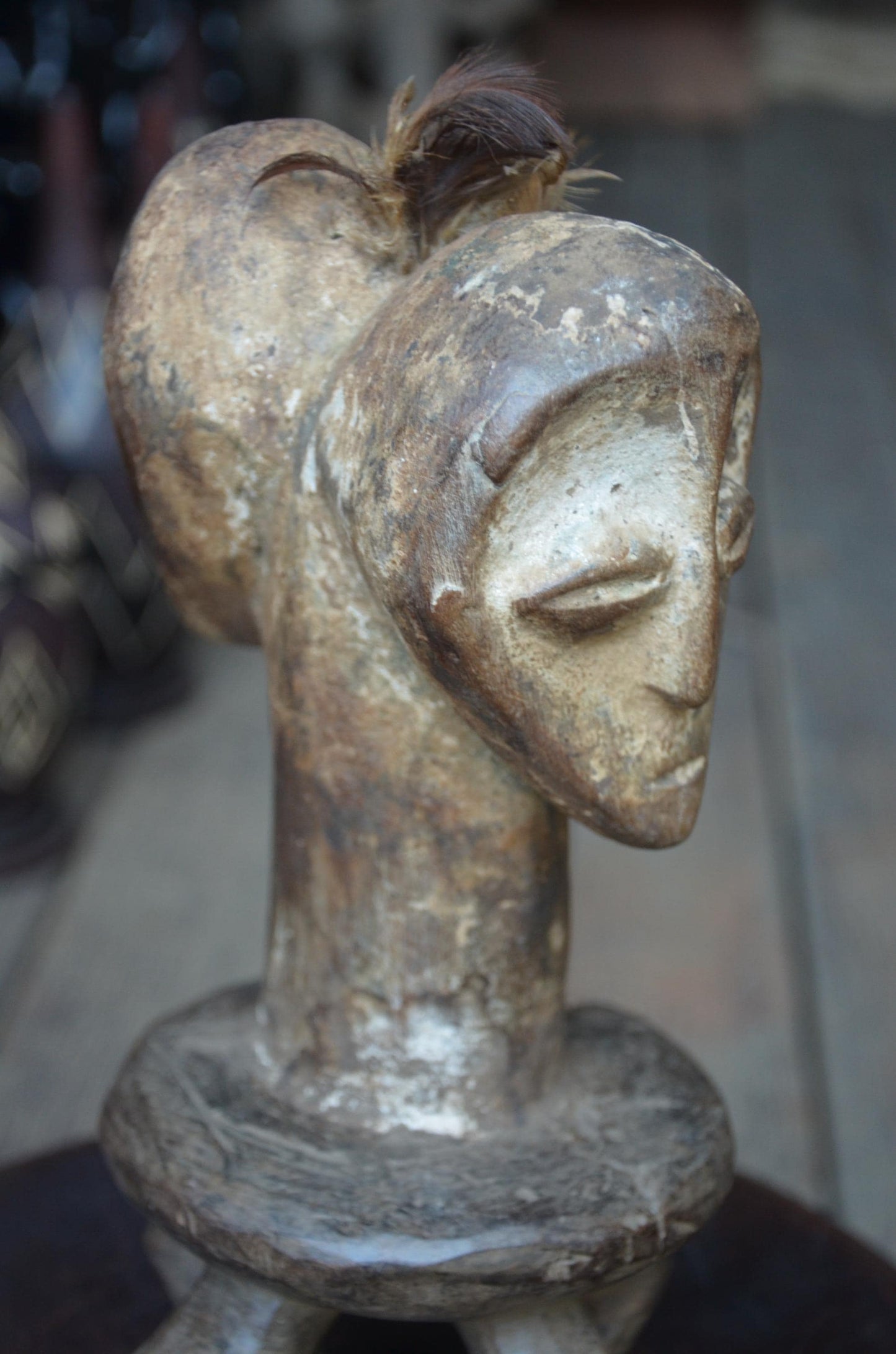 Authentic Lega Double-Headed Figure | Tribal Art | Congolese Sculpture