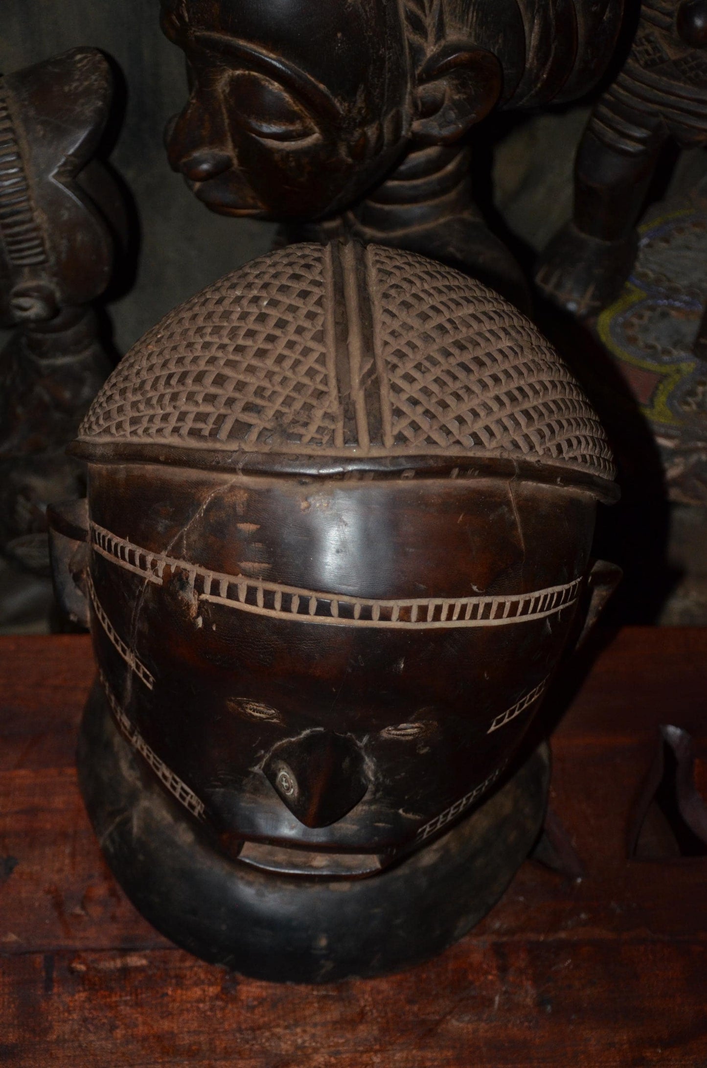 Authentic African Helmet Mask | Hehe Sukuma Nyamwezi | Tribal Tribal Art