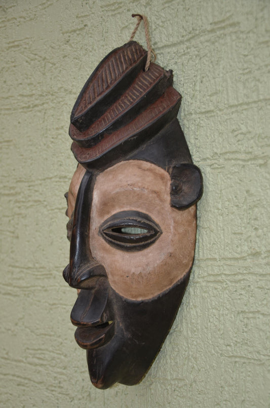 Kumu Tribal Mask | African Wooden Art