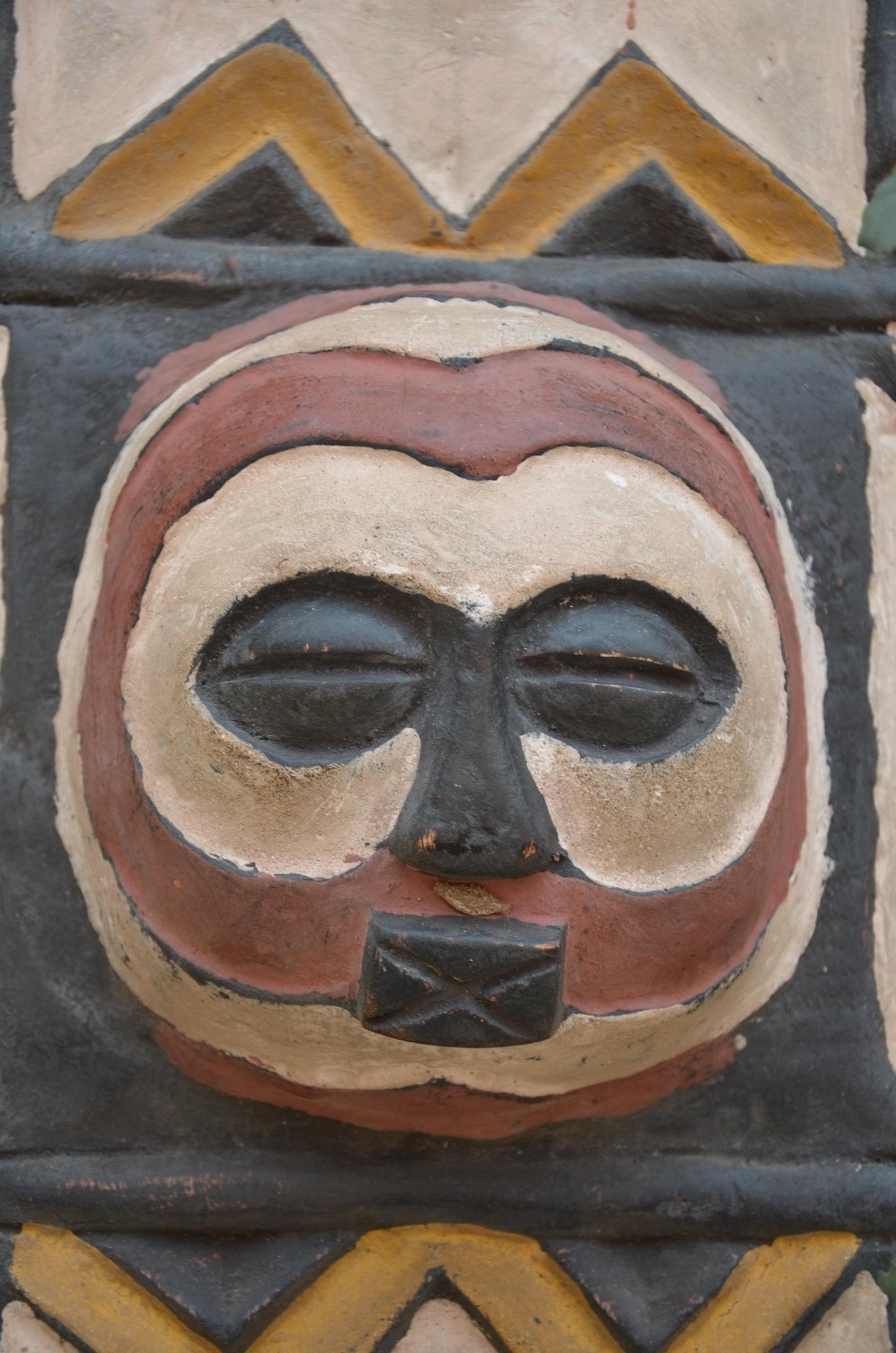 Authentic African Multi-Mask Wall Panel | Tribal Totem Art
