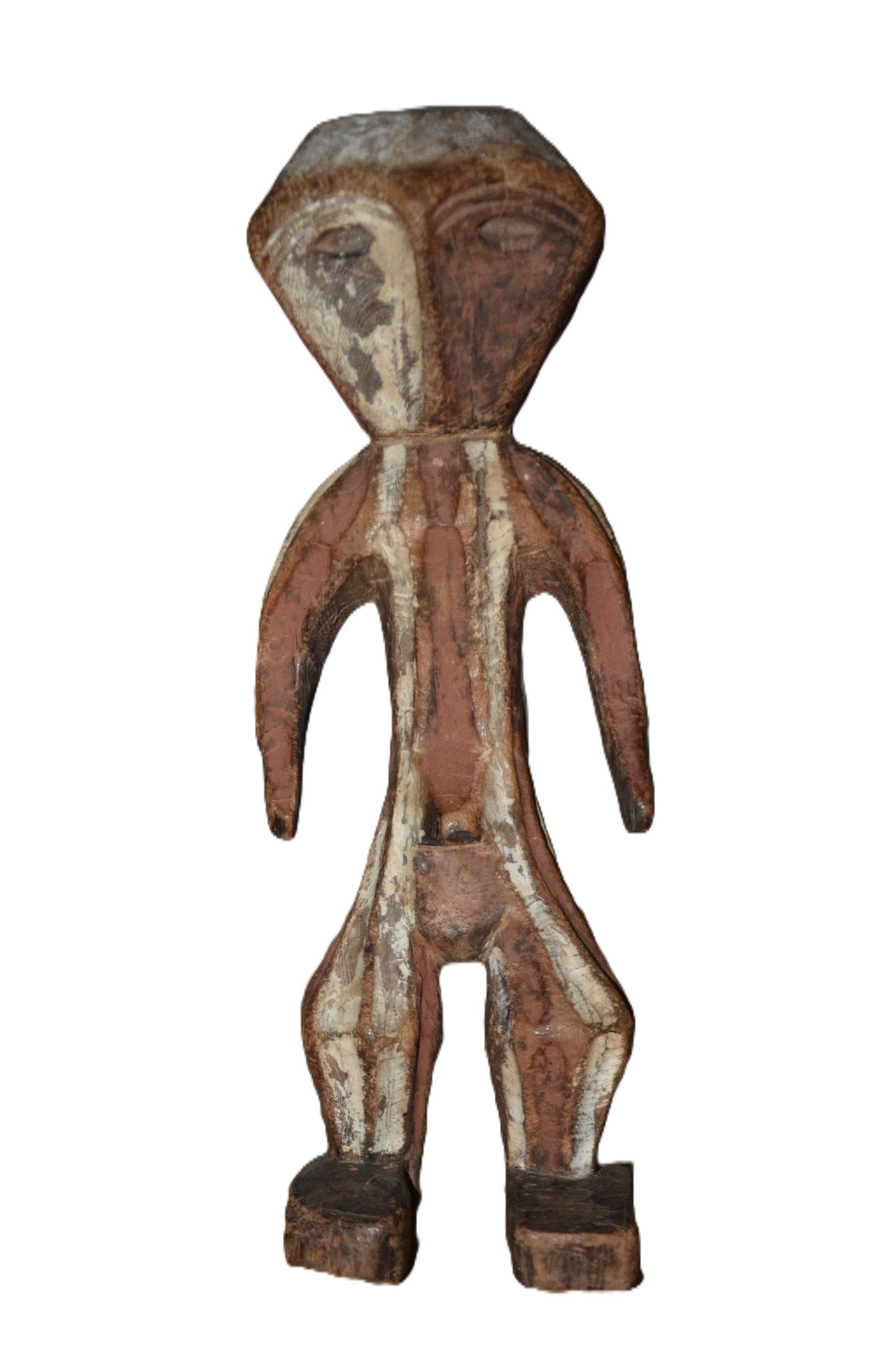 Authentic Mbole Statue | Congolese Tribal Art | Hand-Carved Wood Sculpture