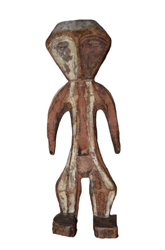 Authentic Mbole Statue | Congolese Tribal Art | Hand-Carved Wood Sculpture